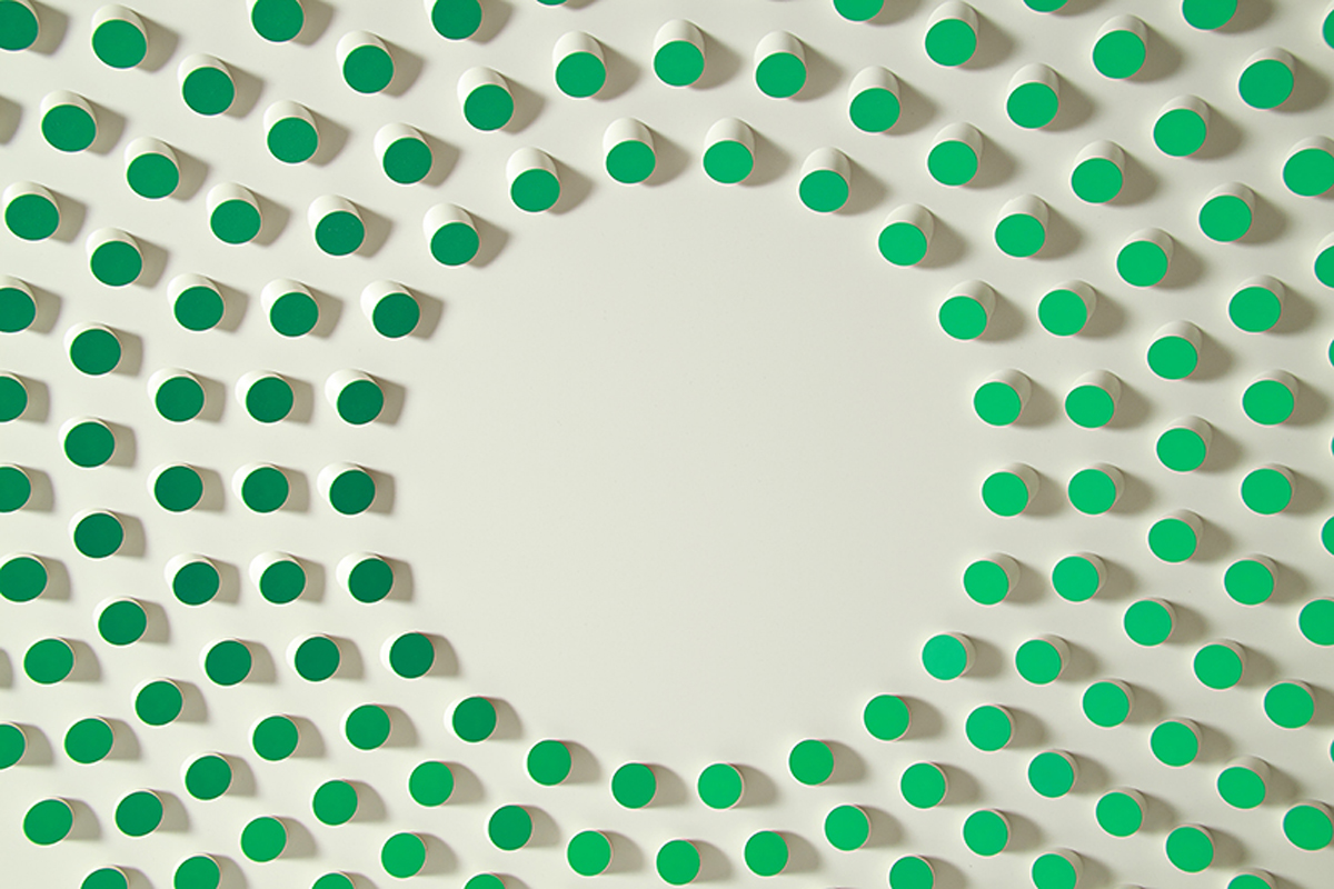 Corona in green (detail)