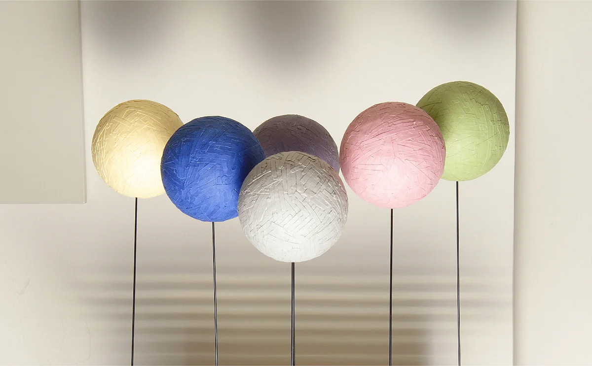 Dyed Paper Balls