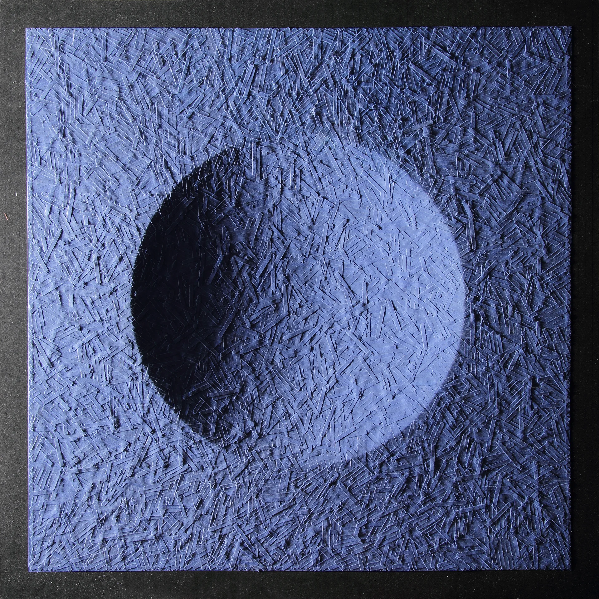 Crater in Blue