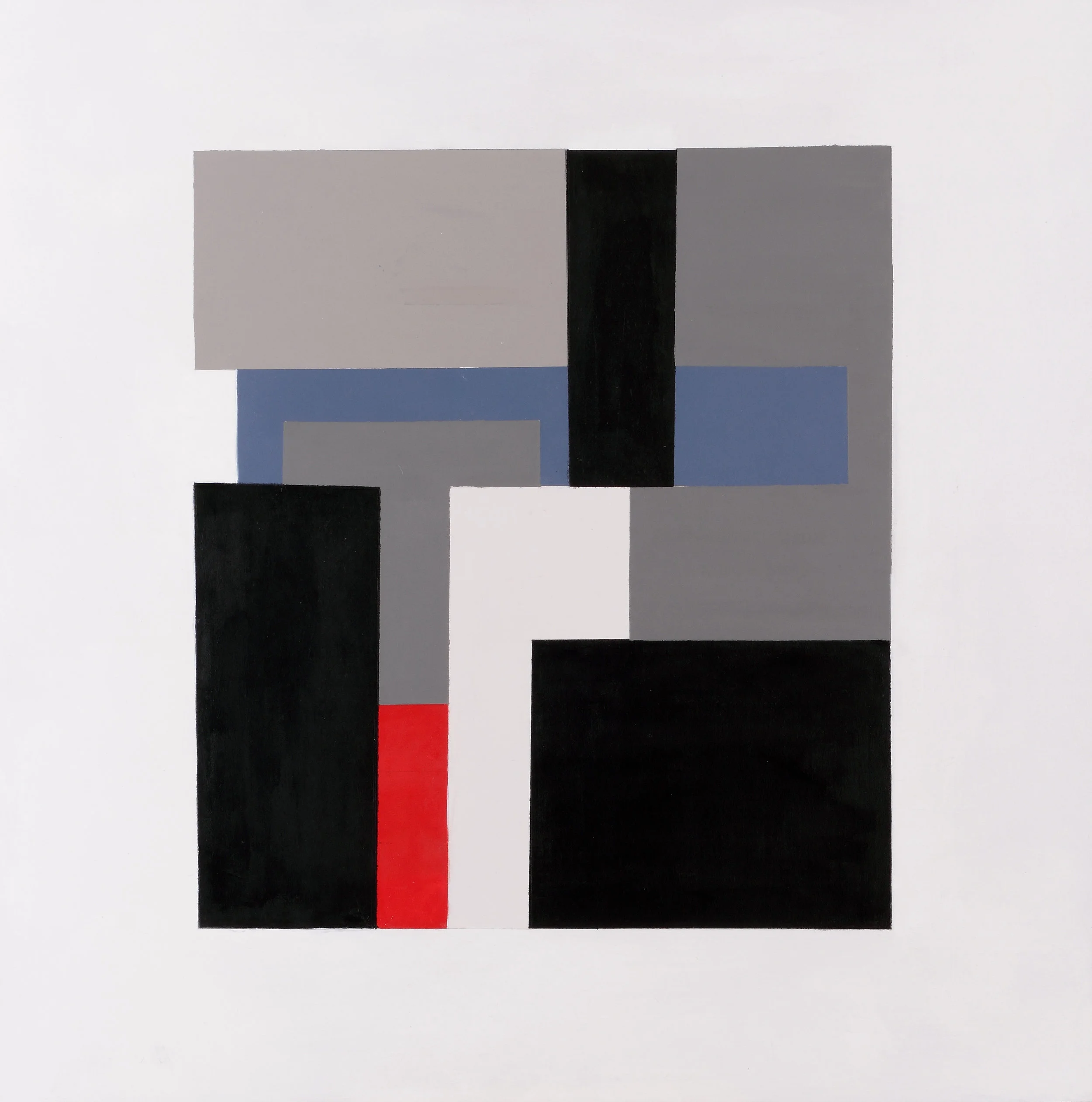 Study in Composition. Acrylic on canvas board. 2017.