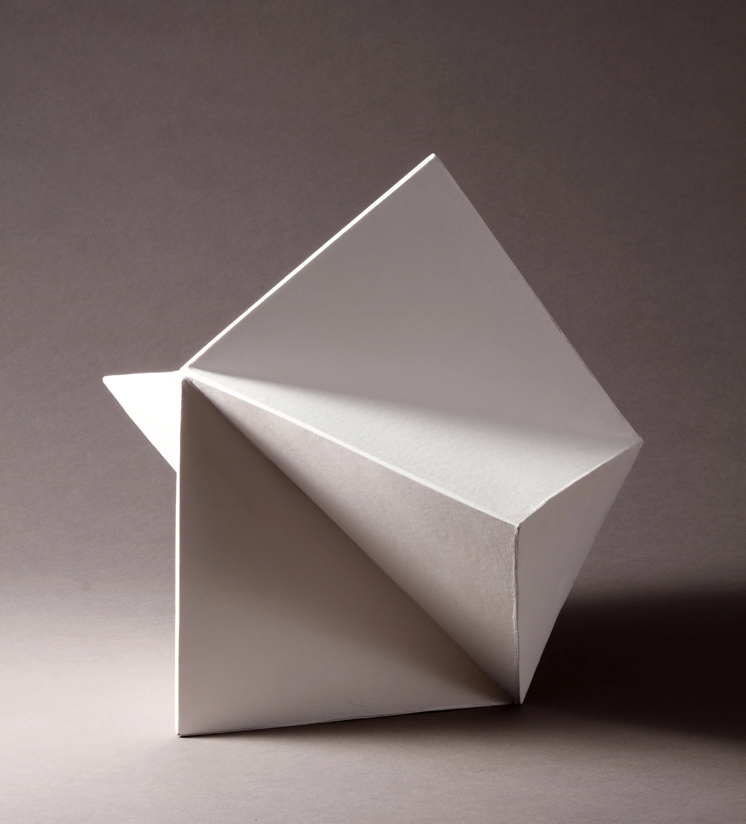 Hommage to Euclid. Plaster. 2017