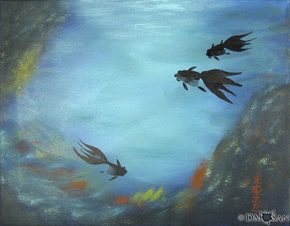 Goldfish Abstract
