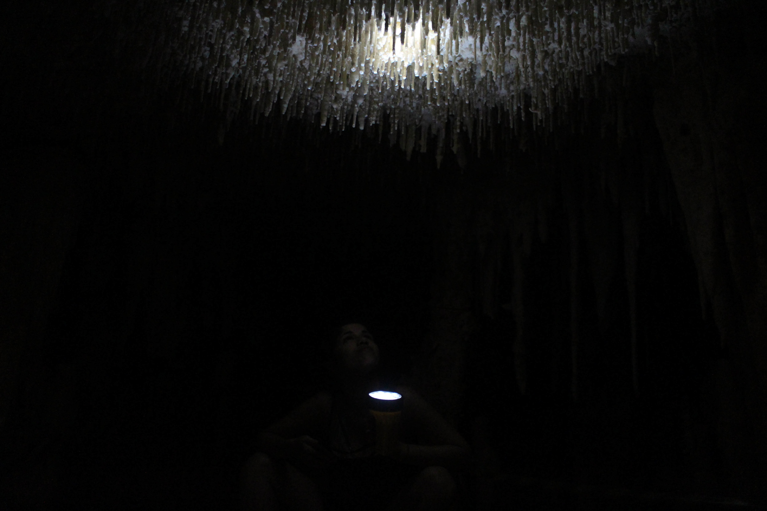 After this, we shut off our flashlights and had a few minutes of silence in absolute darkness. 