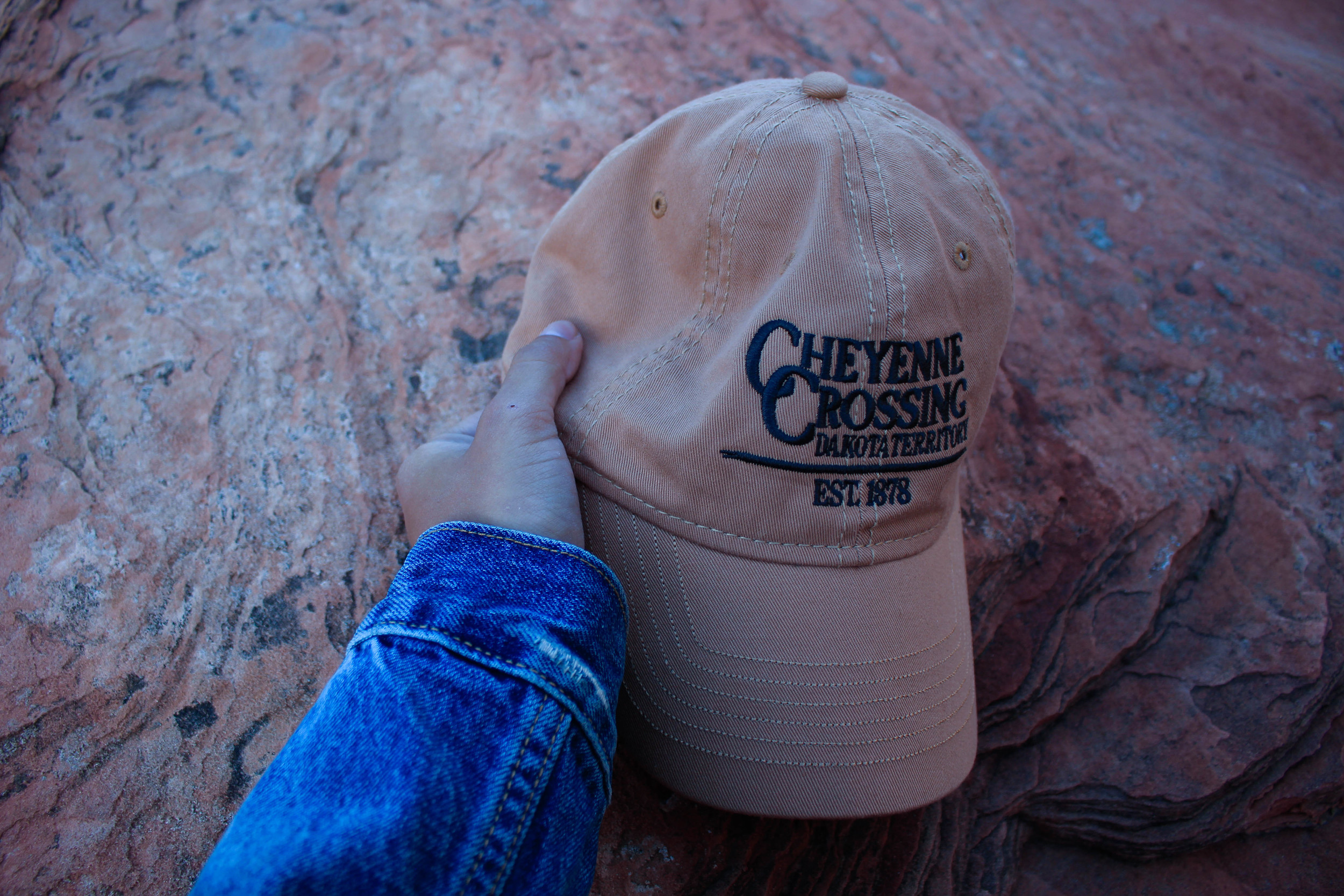  My cap from Cheyenne Crossing in the Black Hills pictured in Zion National Park, Utah. 