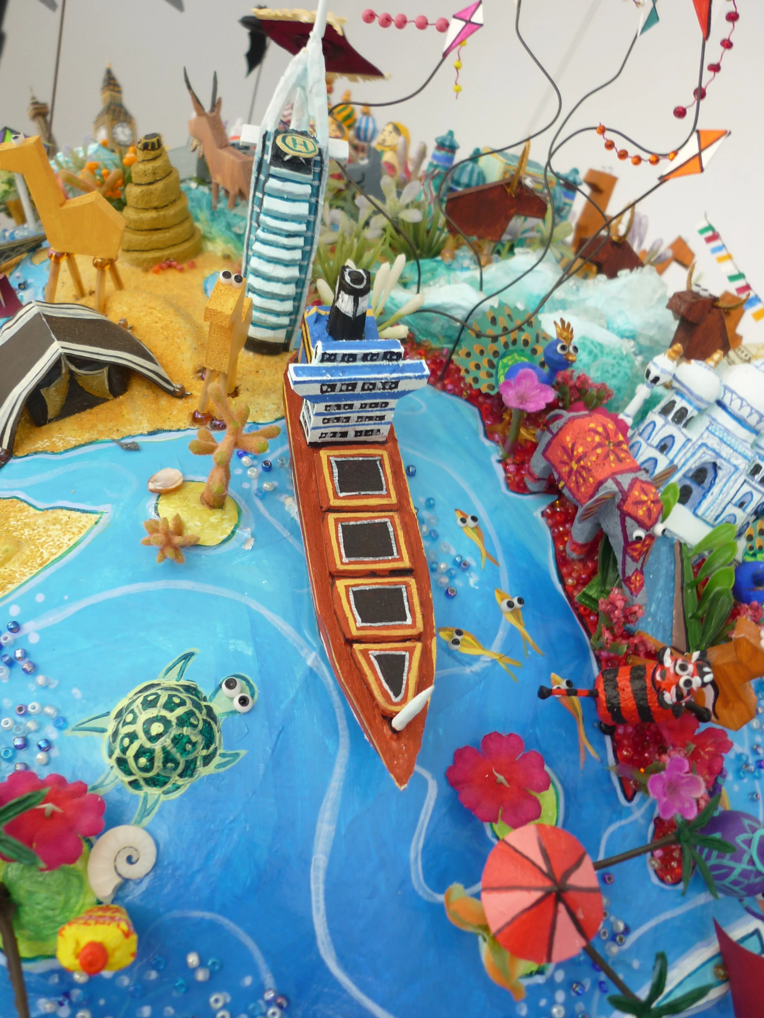 Large Globe - Middle East Detail