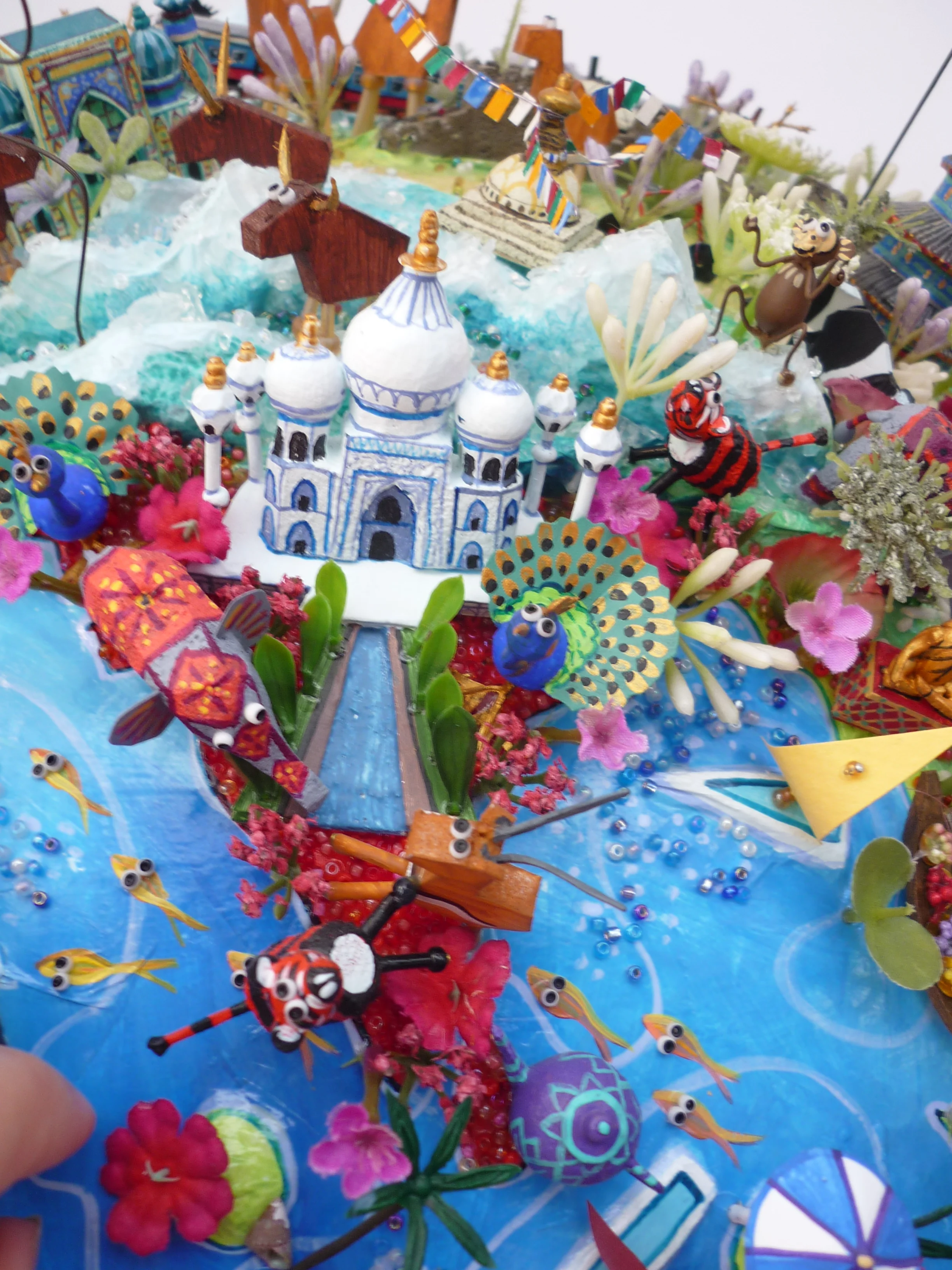 Large Globe - India Detail