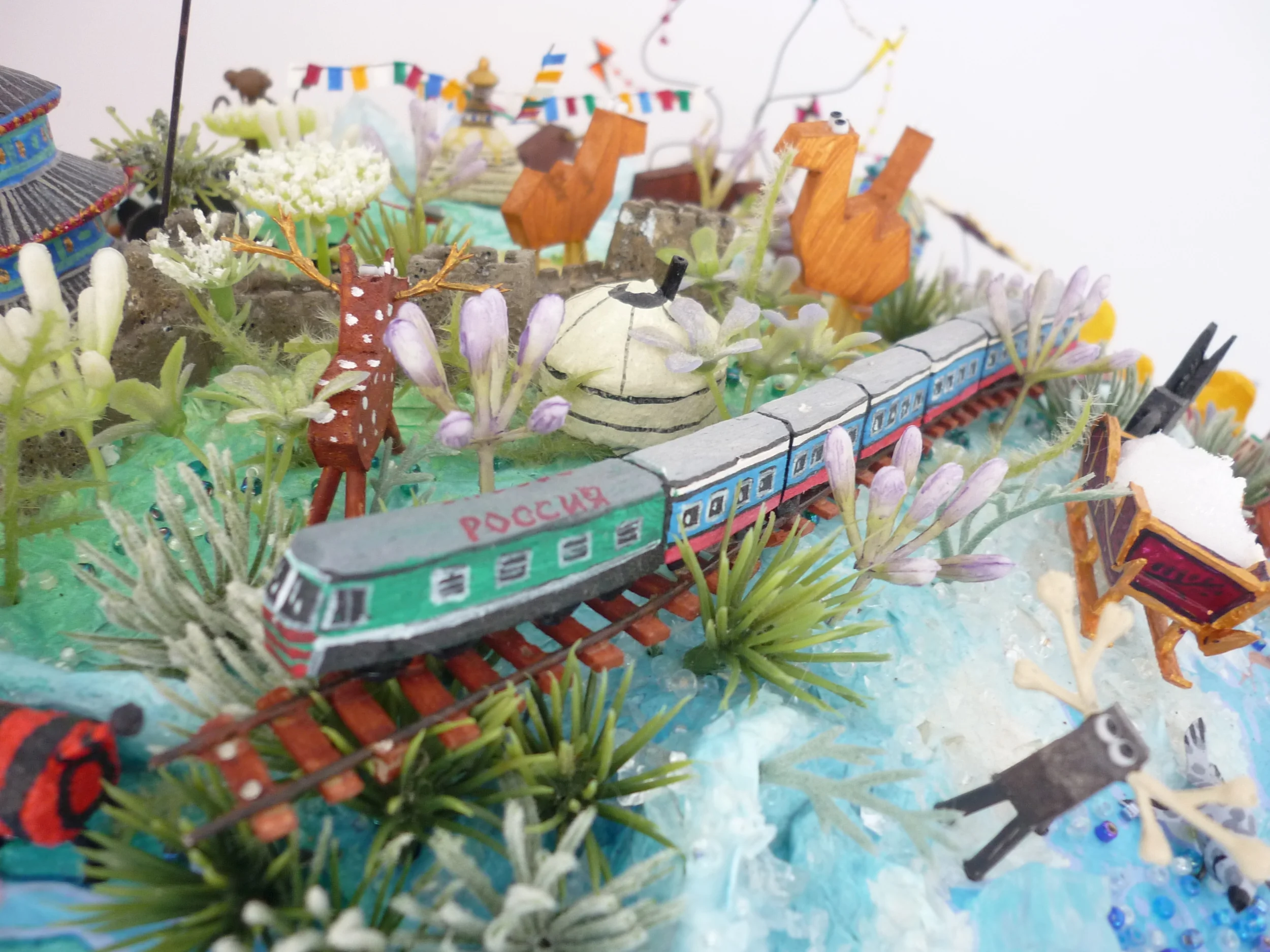 Large Globe - Russia, Mongolia and the Trans-Siberian Railway