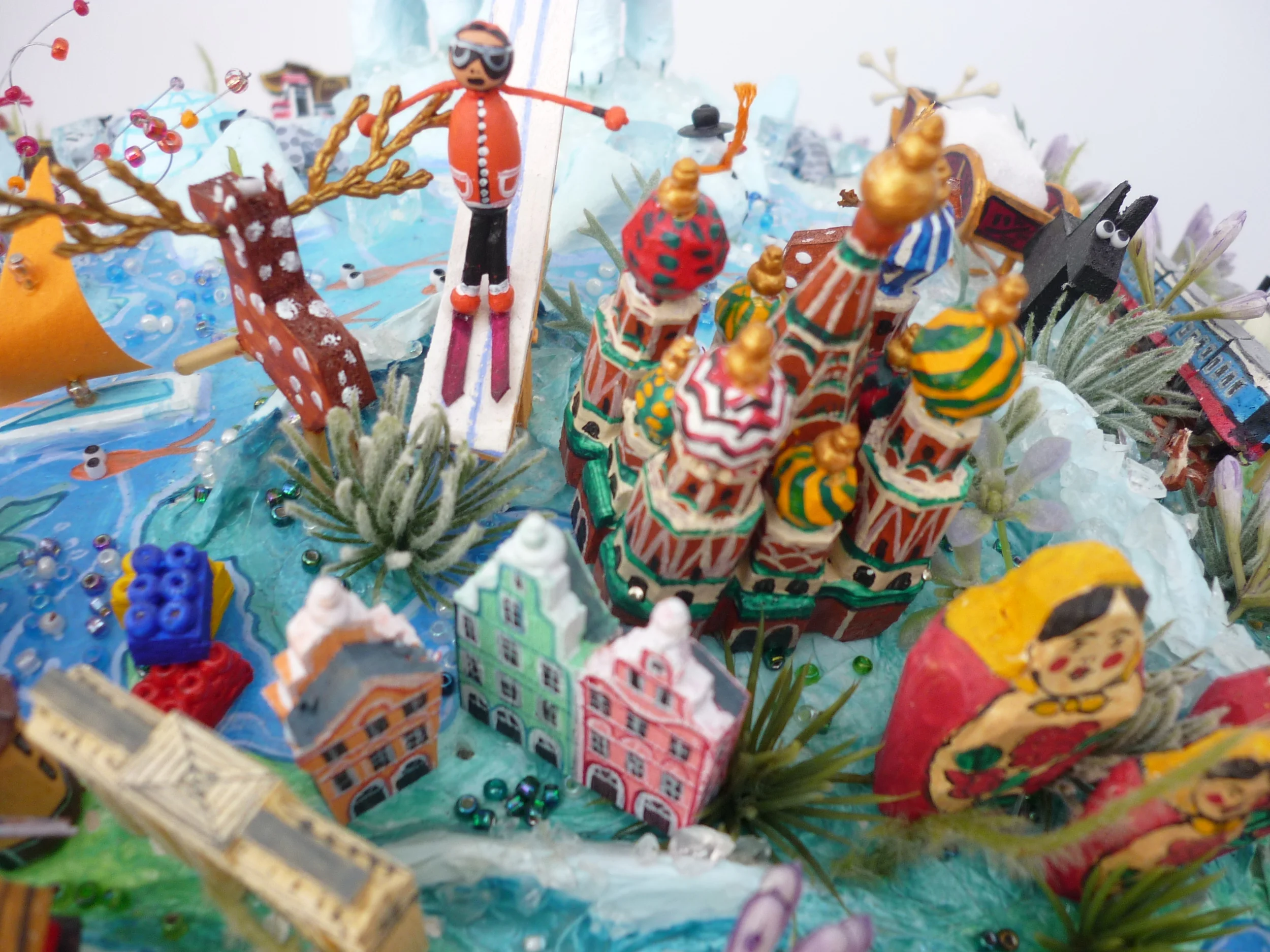 Large Globe - Northern Europe and Russia Detail