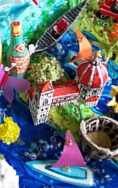 Europe map - Italy detail - Rome Florence and Venice