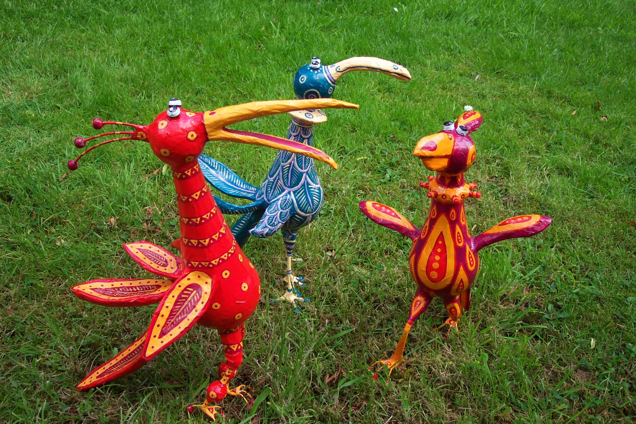 Papier Mache Birds