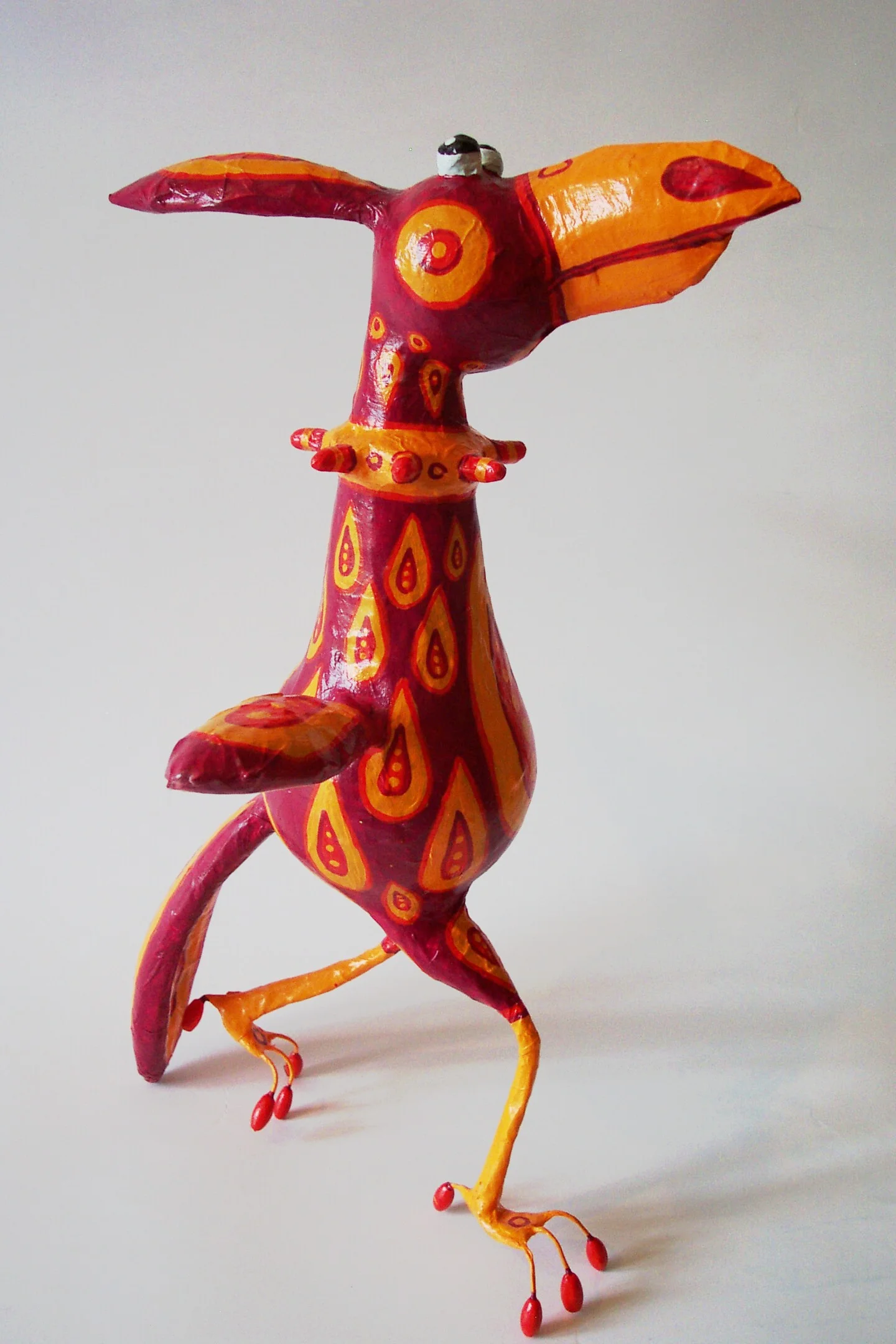 Running Bird - Papier Mache