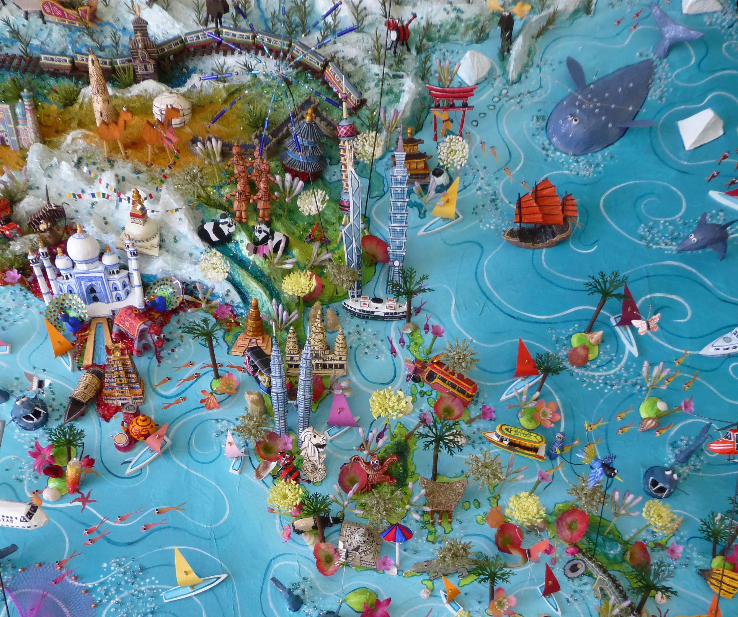 Map Detail - Asia and Indian Sub-Continent