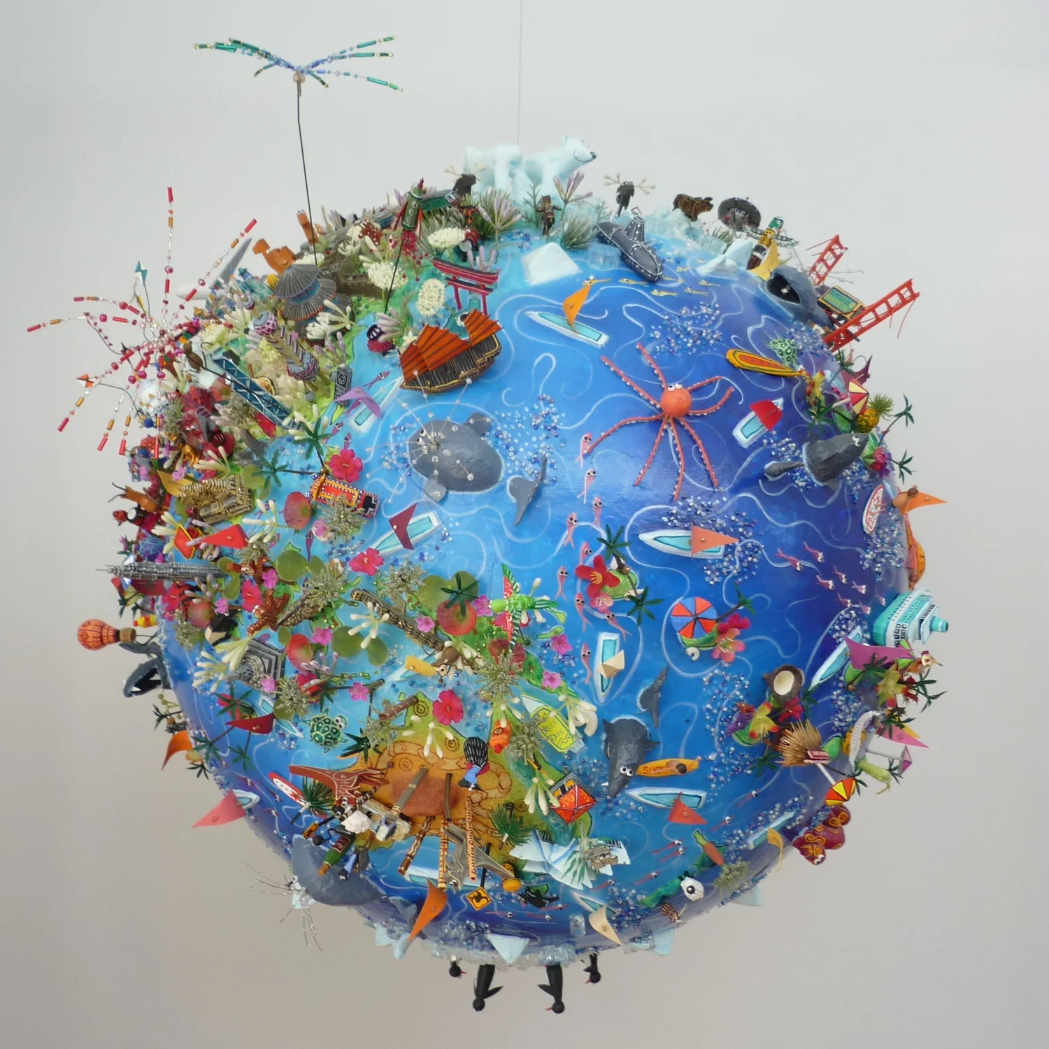 Large Globe - Australasia View