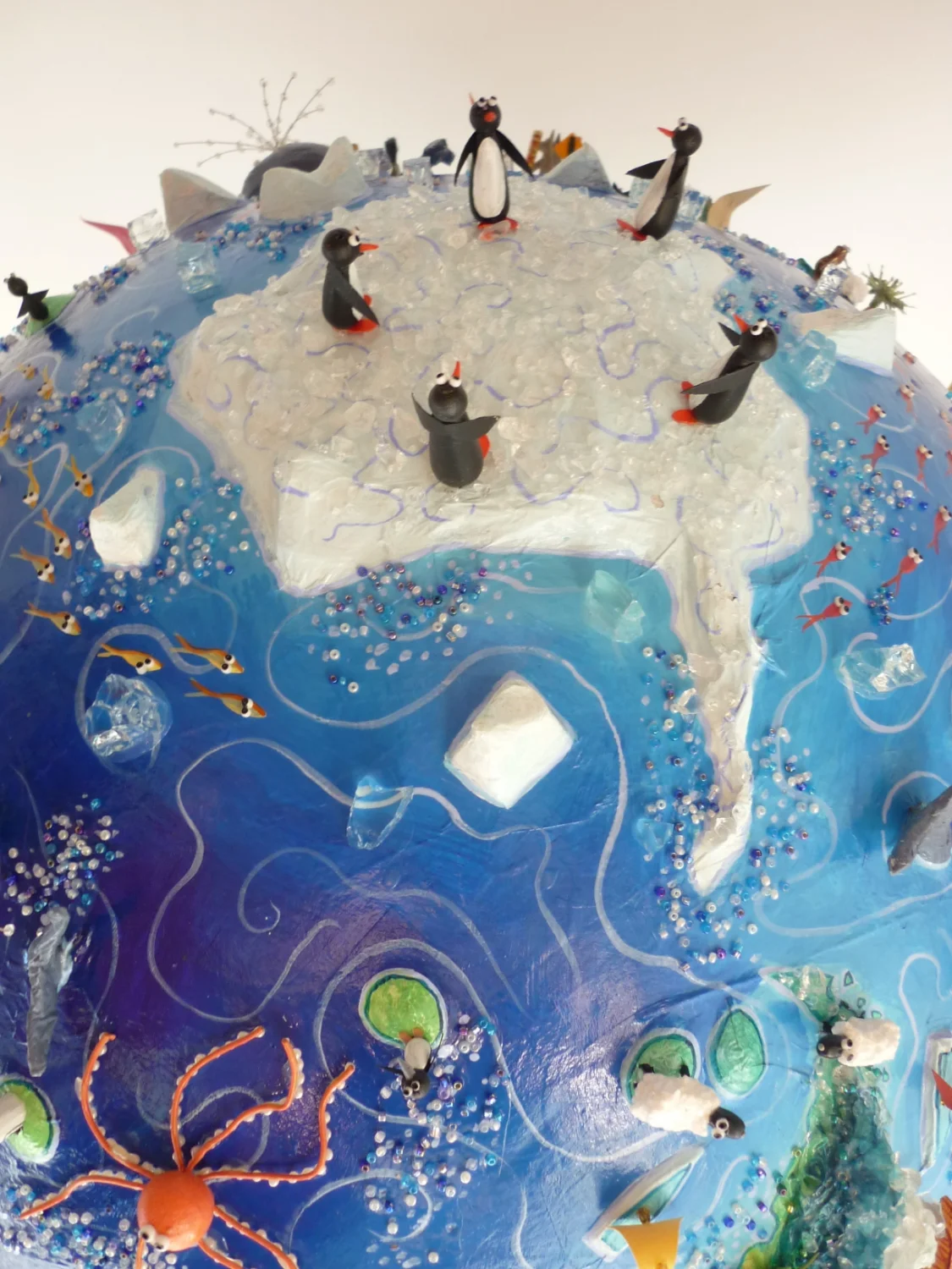 Large Globe - Antarctica