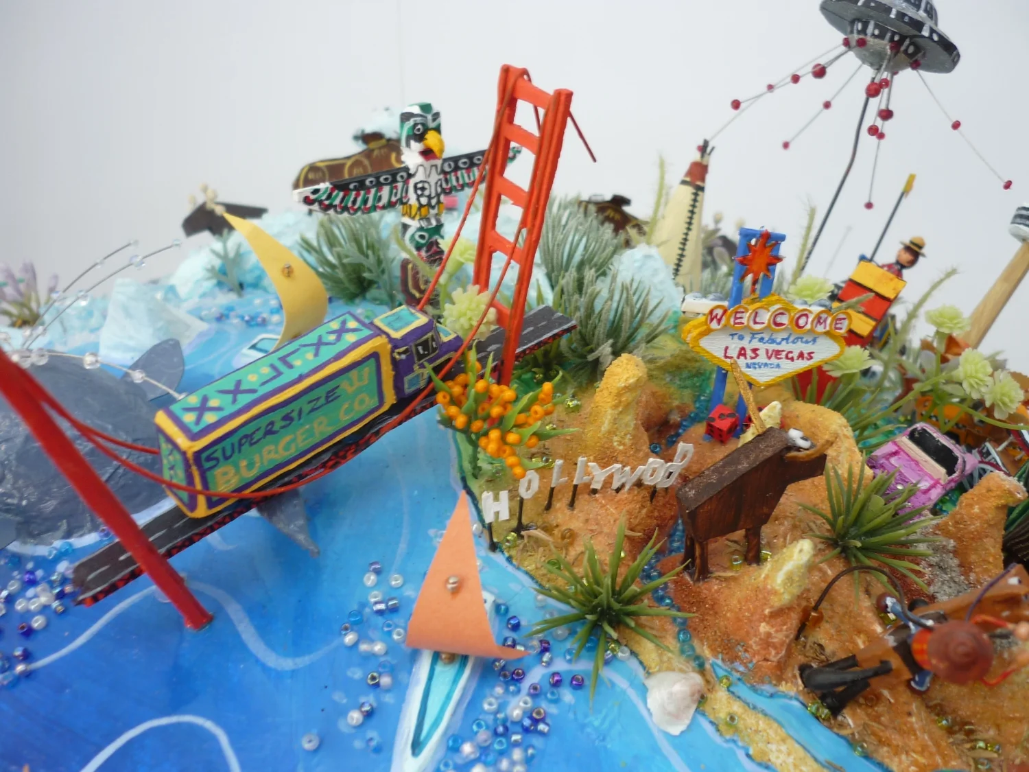 Large Globe - West Coast America