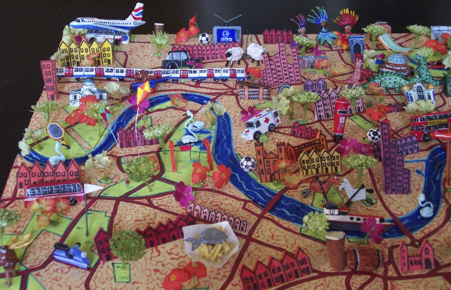 Map of London - West London Detail