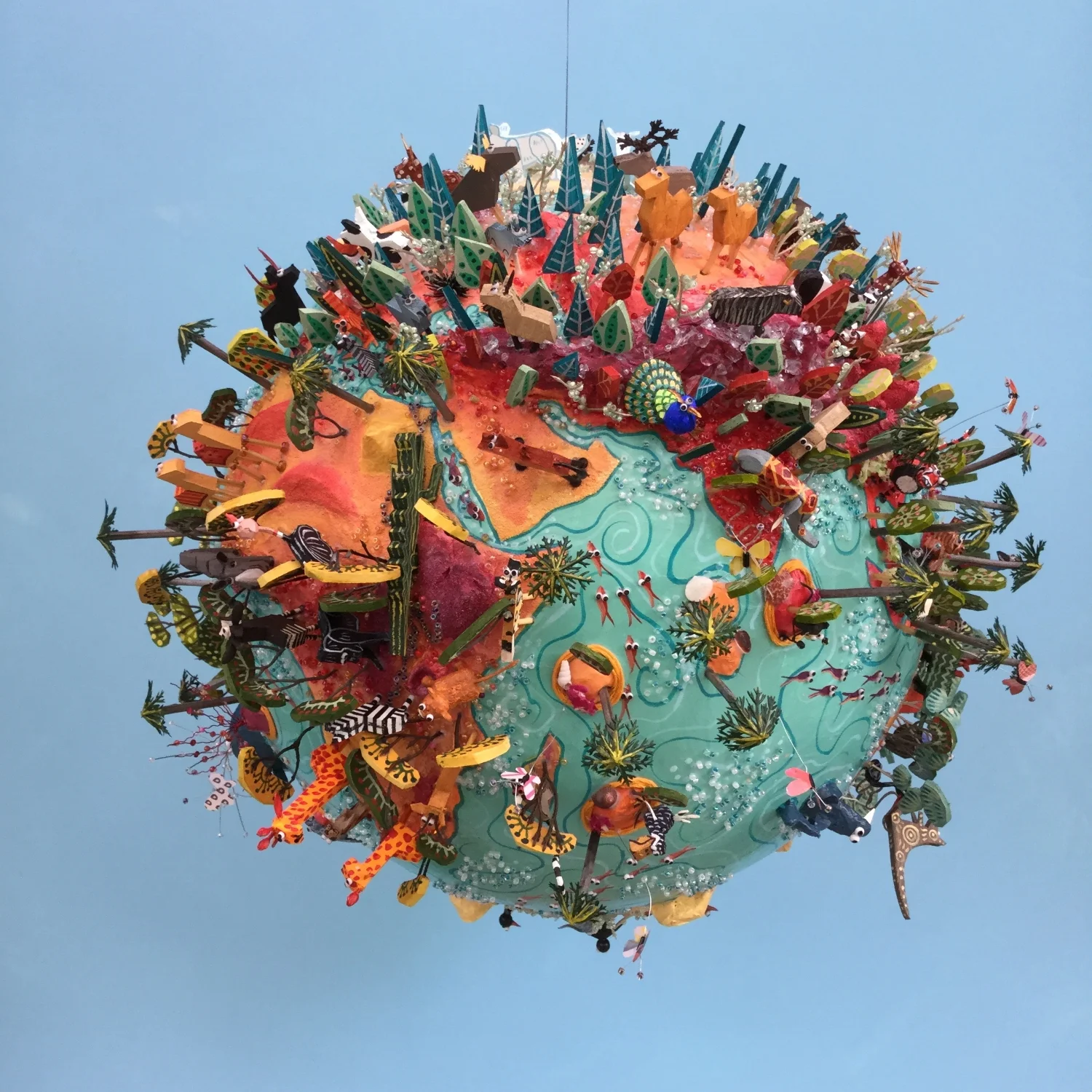 Wildlife Globe - Africa and Asia