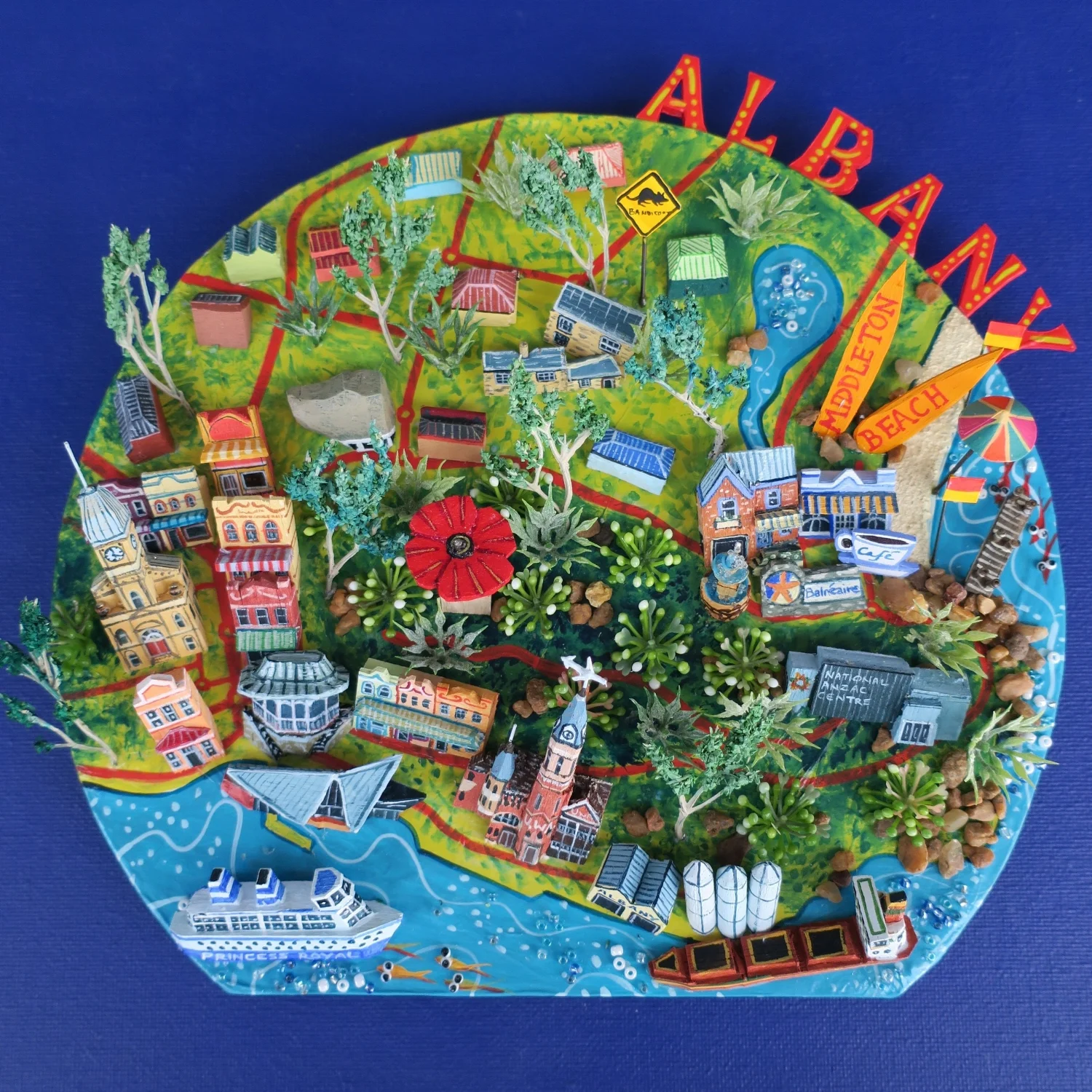 Albany Map, Western Australia