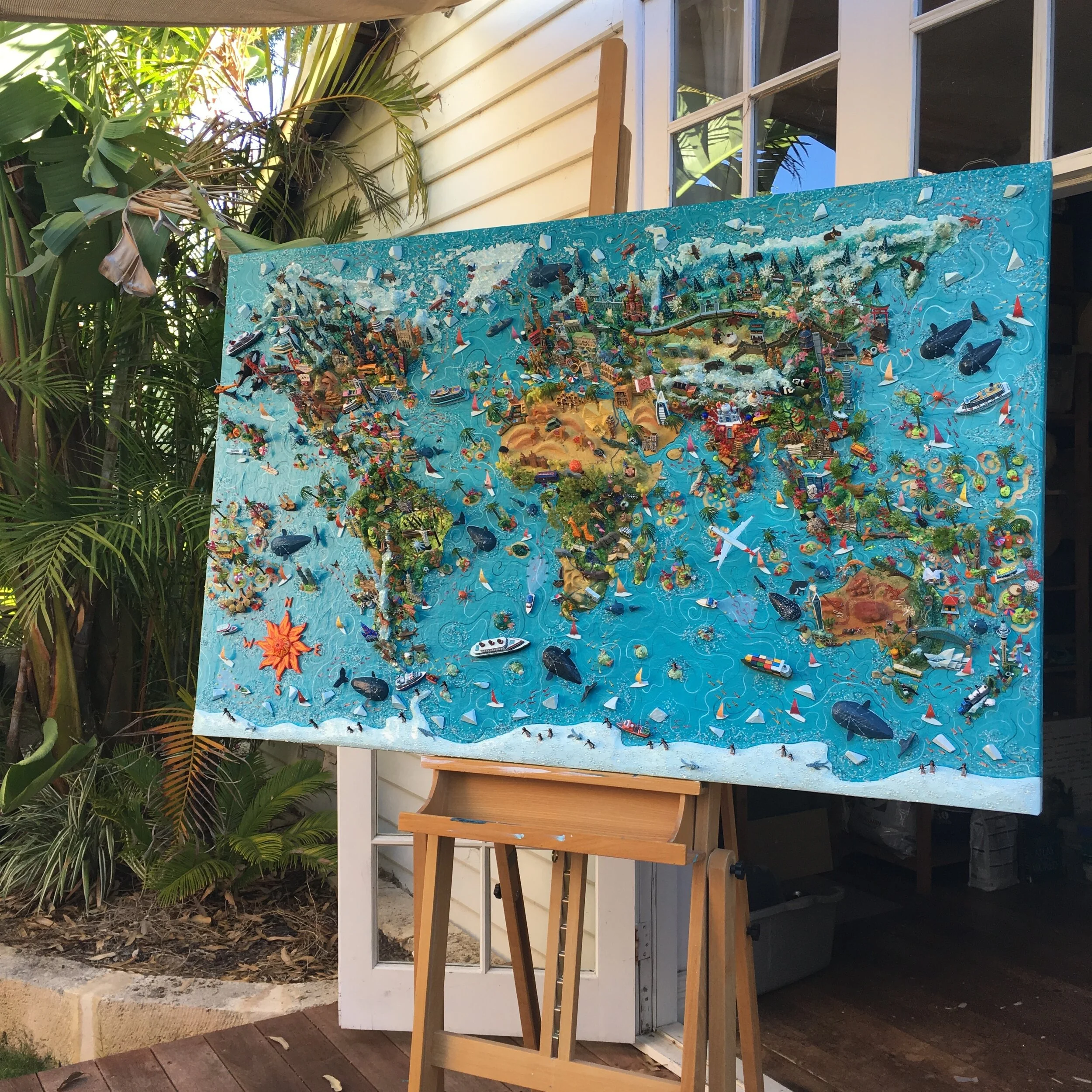 Giant World Map - 150cm x 90cm
