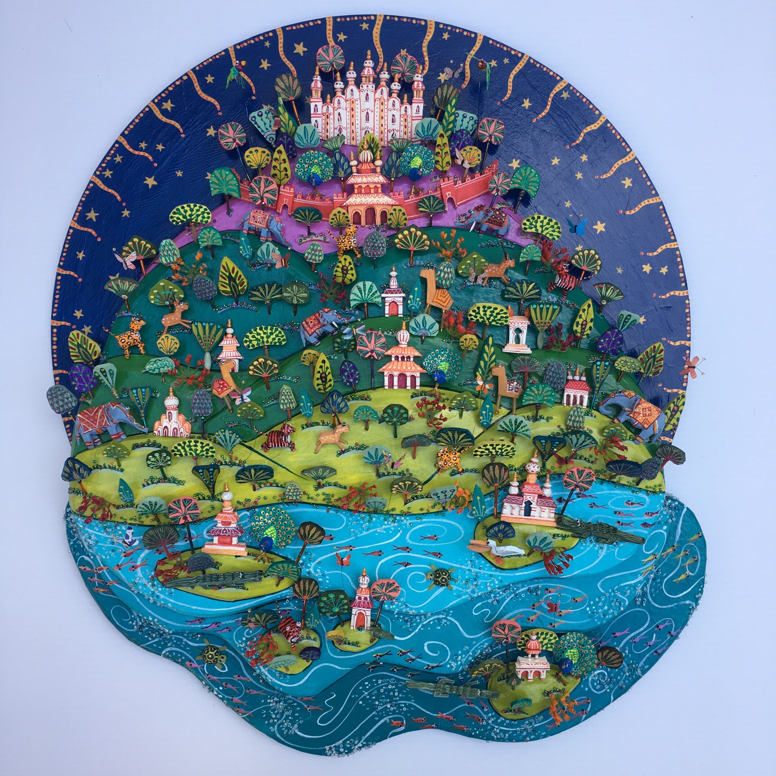 Indian Miniature Scene - 60cm x 45cm