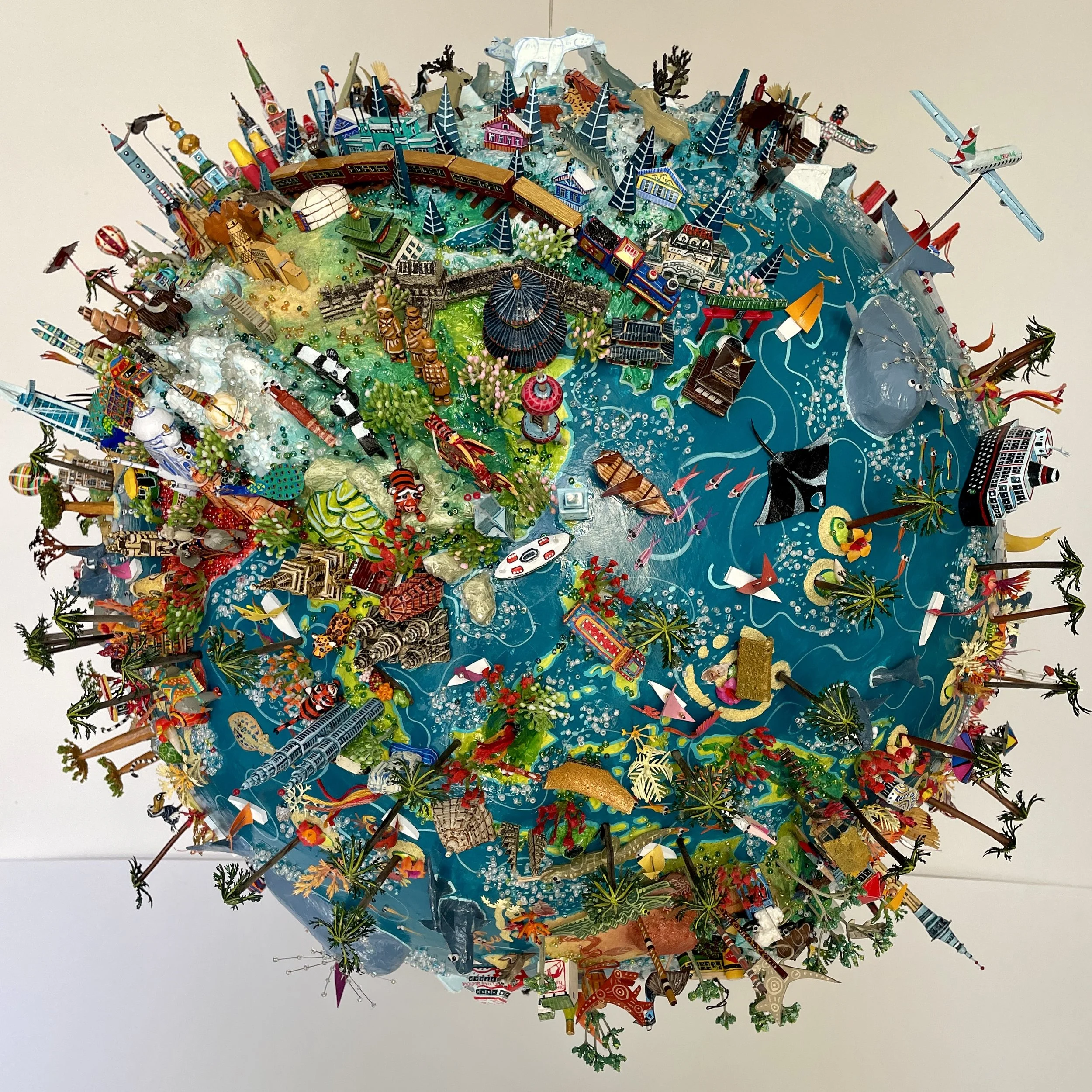 Large Globe - Australasia View