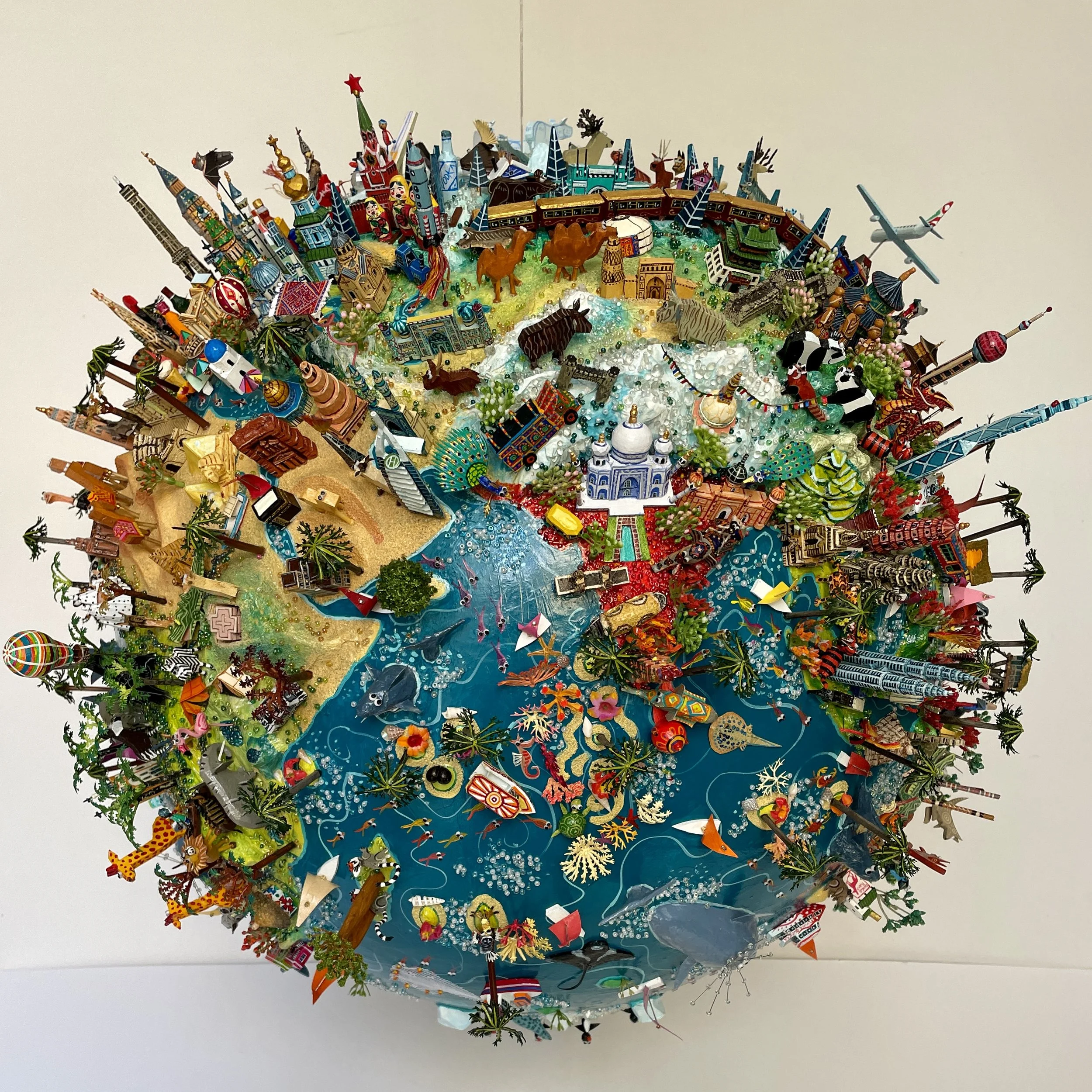 Large Globe Indian Ocean