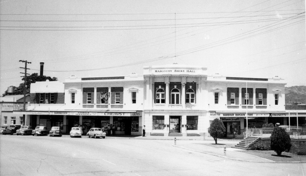 1959 - The new Civic Hall replaced the previous building. The new premises included a large stage, seating for 1100, a recreation hall, and a child-minding centre.