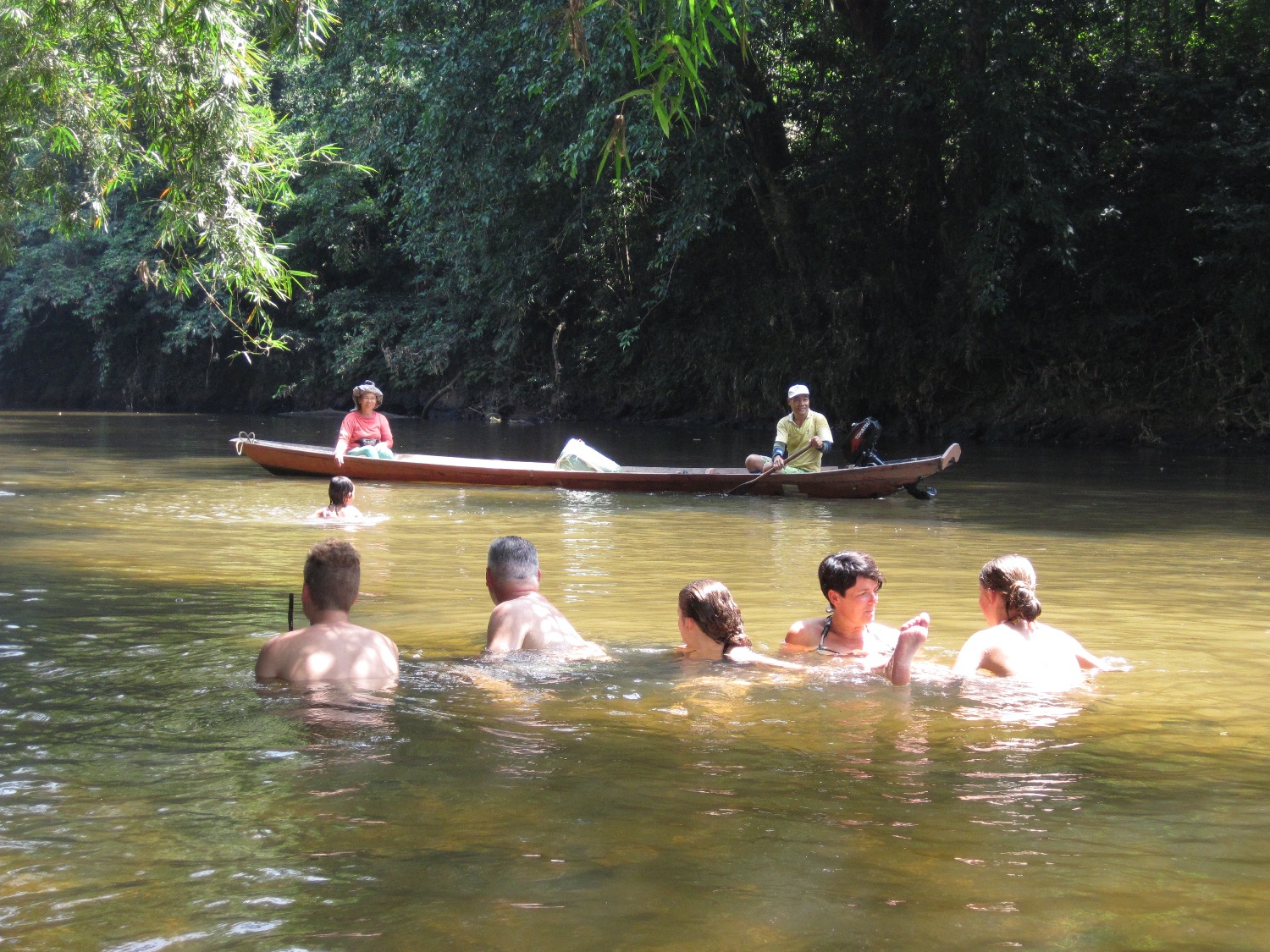 Relaxing In The River.JPG