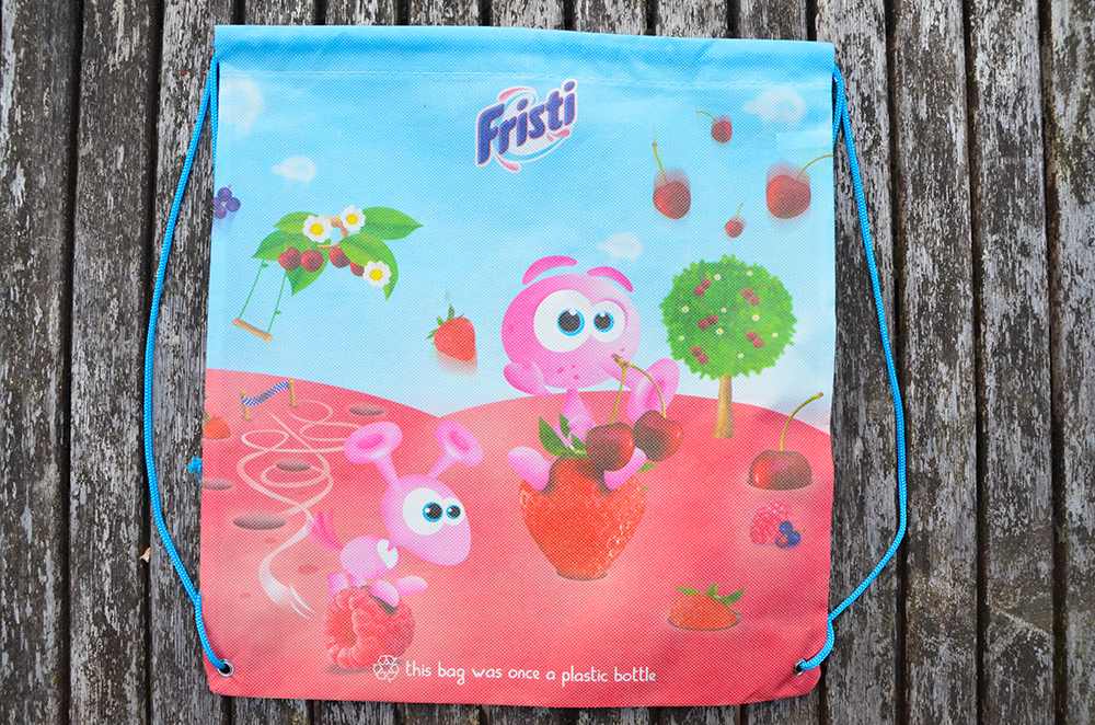 c-bags bedrukte draagtassen voor Fristi // single cyclus ecologische draagtassen // PP non woven // scherpe prijs!