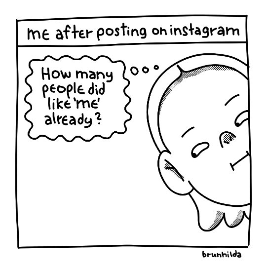 2024 02 29 brunhilda weekly comics strip – me after posting on instagram.jpg