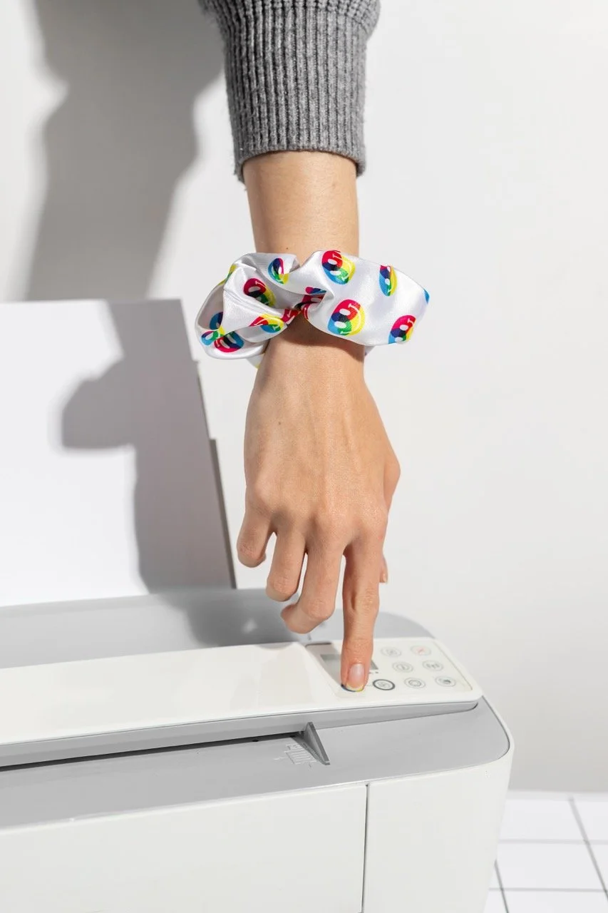 scrunchie white cmyk color smiley design handmade in europe big size lifestyle top hand printer Large.jpeg