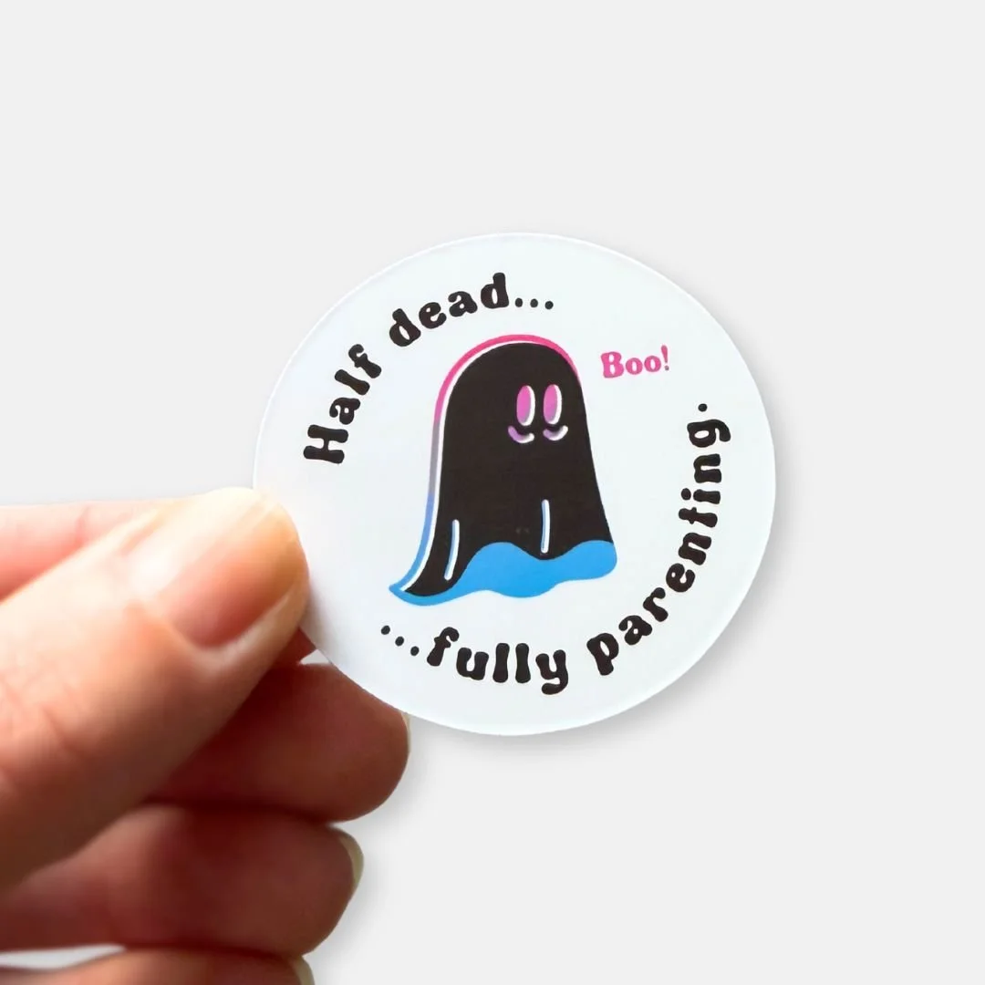 sticker white vinyl boo half dead fully parenting purple hand.jpg