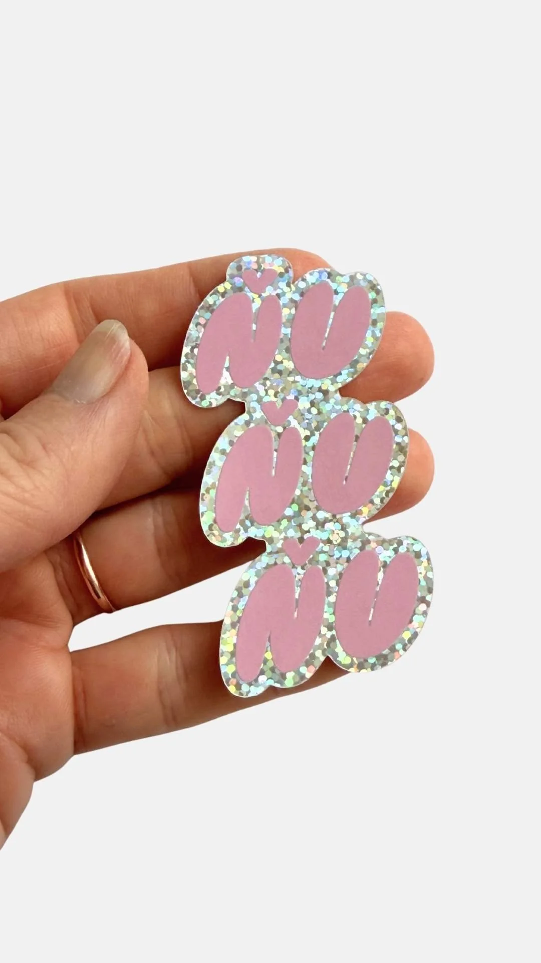 nununu hand waterproof sticker glitter effect.jpg