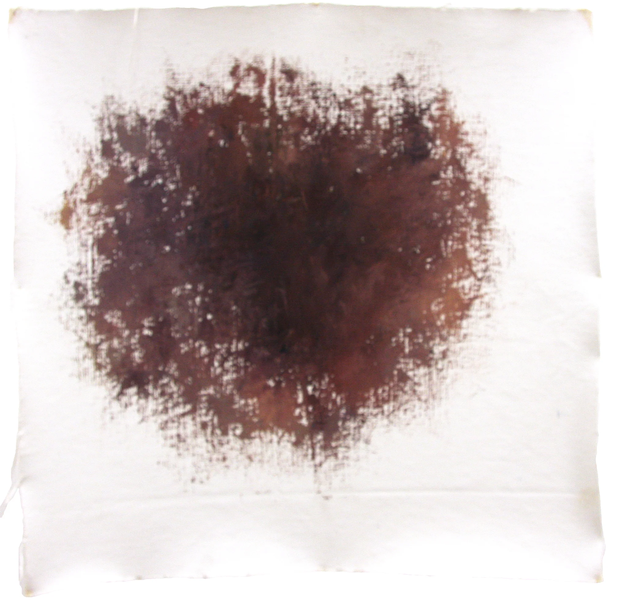 I Mean II (Front) Oil and marker on canvas 41.91 x 41.91 cm (16.5 x 16.5 inches) 2015