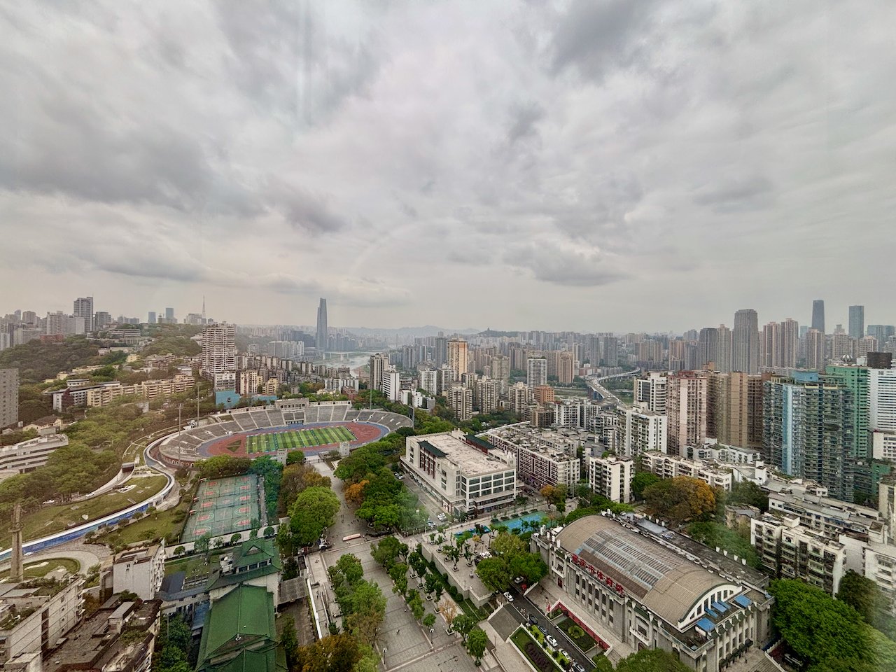 Chongqing from the Hilton, 2025