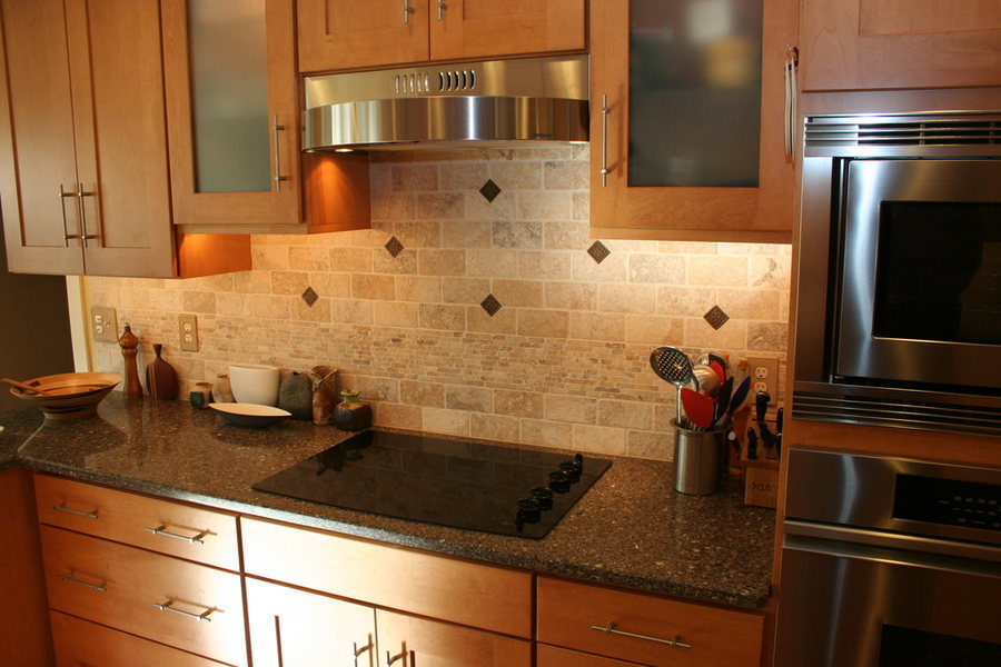 Transitional Kitchen Renovation Granite Countertops Tile Backsplash.jpg