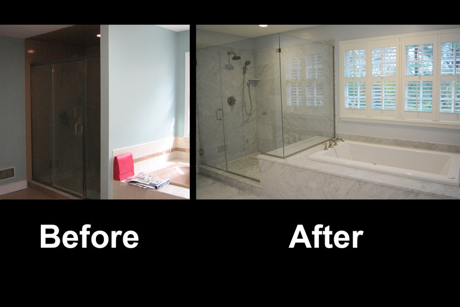 Pennington Sleek Carrara Marble Bathroom Renovation Before After optimized.jpg