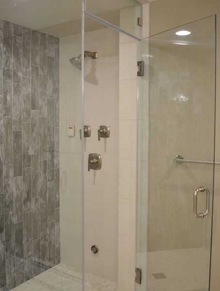 Princeotn Bathroom Gray Tile Granite White Vanity optimized.jpg