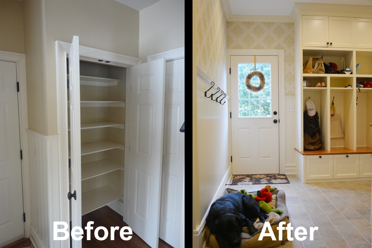 A&E Construction Mudroom Custom Built Ins Before After optimized.jpg