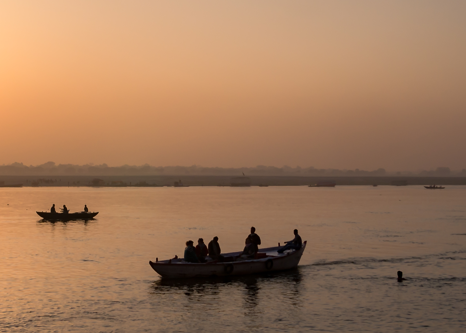 Sunrose on the Ganga - Varanasi