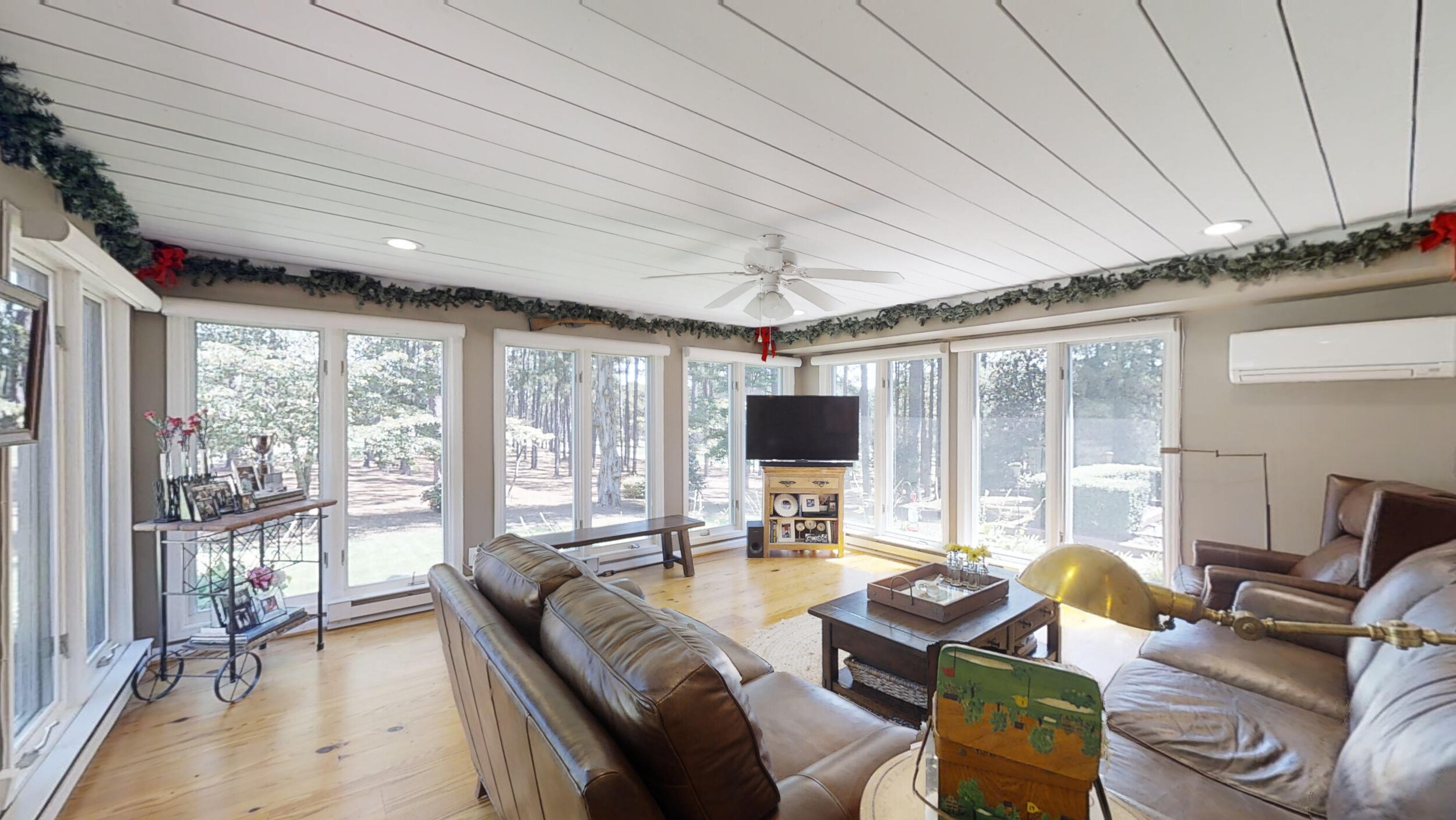 Sun Room overlooking Mid Pines Golf Course