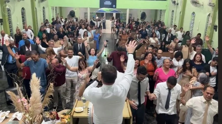 Petrolandia church with other churches present also special services