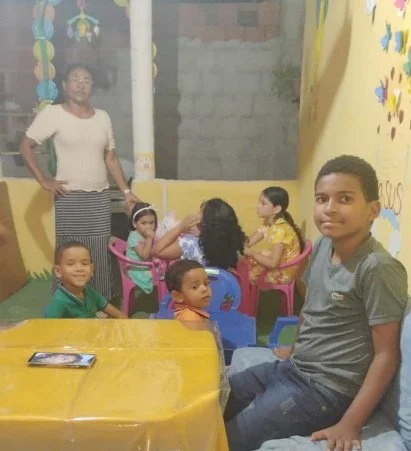 Pastor Marcos and Sis Aila with orphan children they are caring for