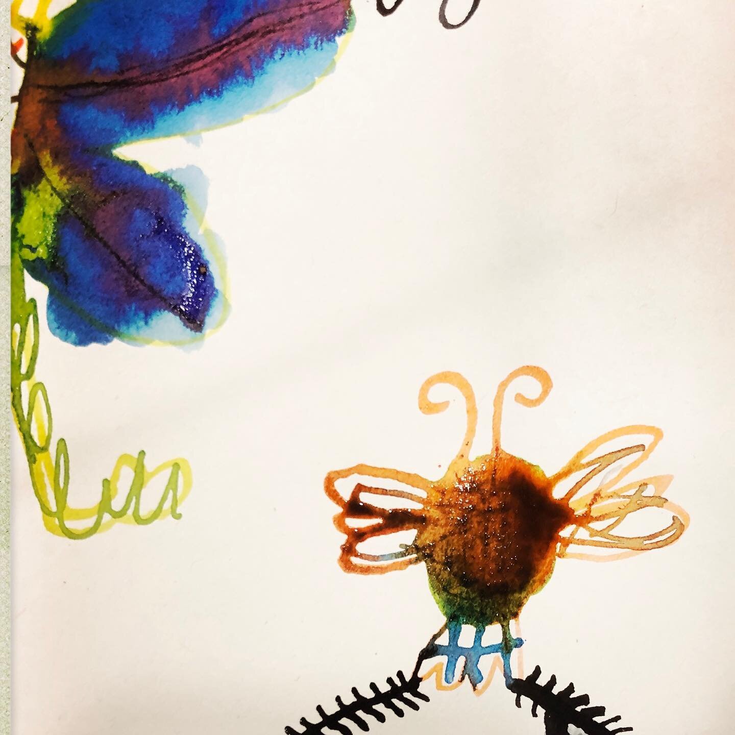 Nature is our theme this term. These are some of the beautiful drawings children created last week 💓#ink #insects  #childrensdrawings #tonbridge #artworkshops #childrensworkshops #local #kent #thearttrolley #kent #artistsworkshops #artsandcrafts #cr