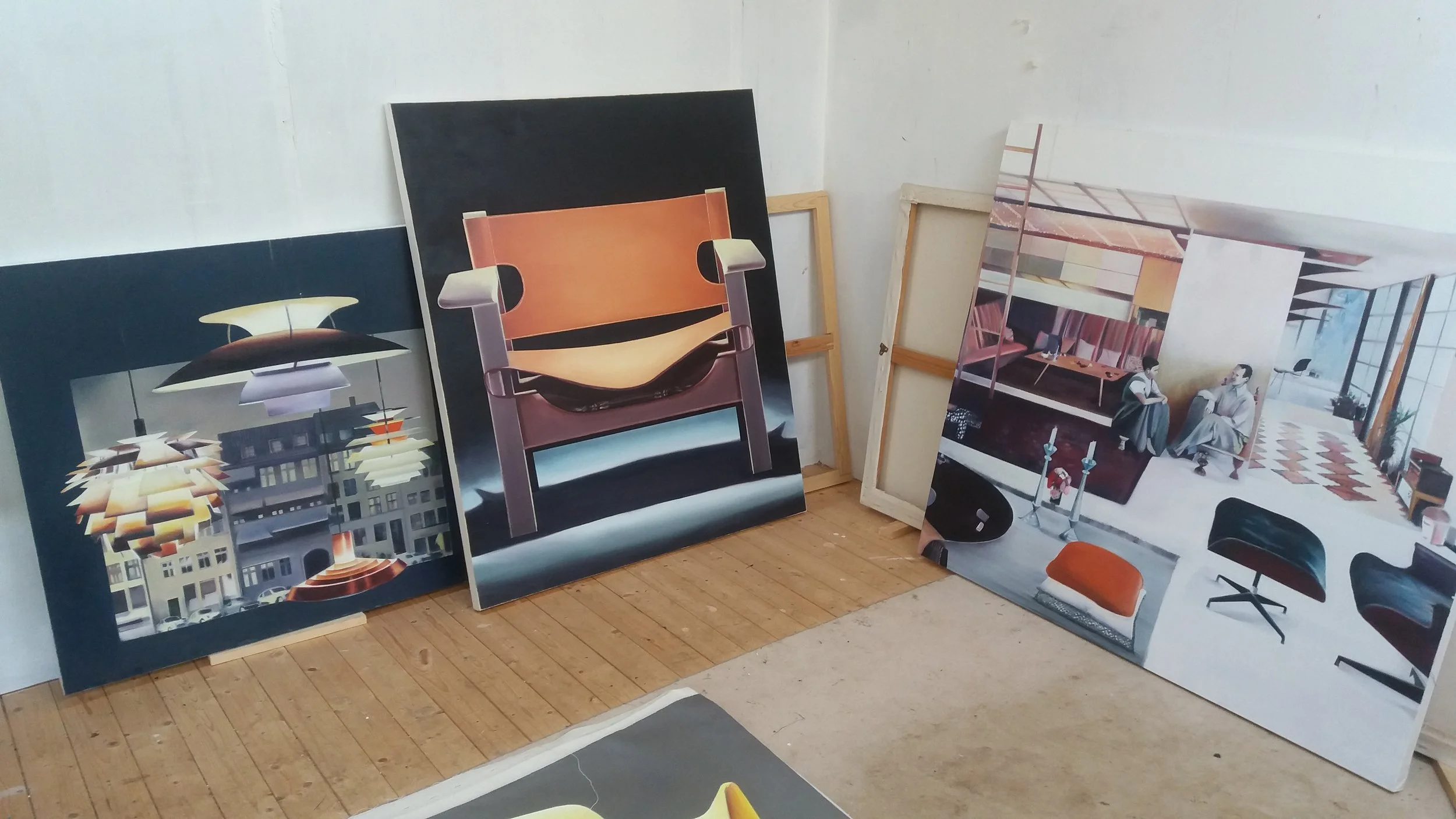 Baraitser's studio May 2018