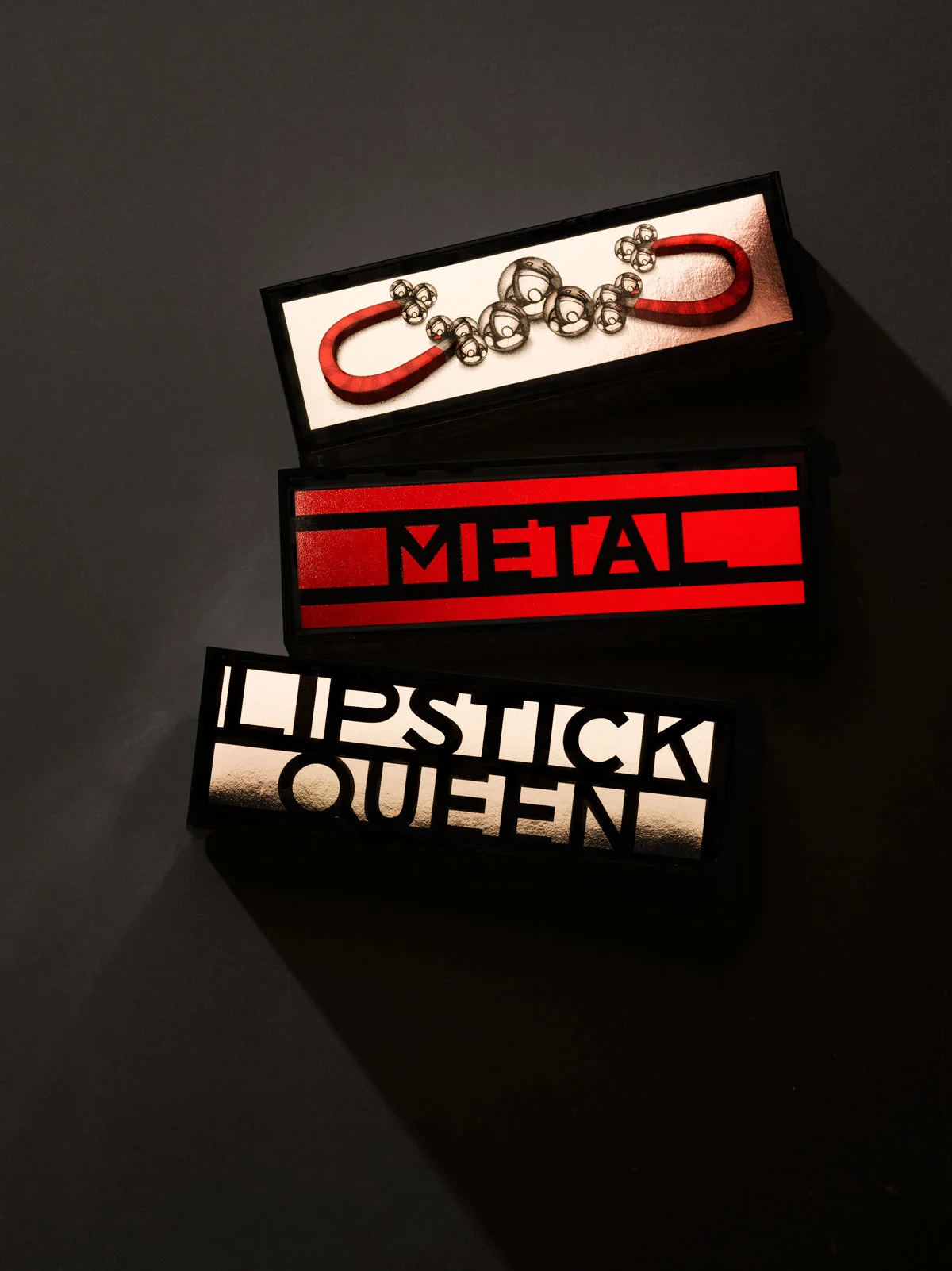 Hand Drawn Illustrations for Luxury Beauty and Cosmetics Brand Lipstick Queen. Packaging Design and Custom Lifework Illustrations by James Benard of Benard Creative.
