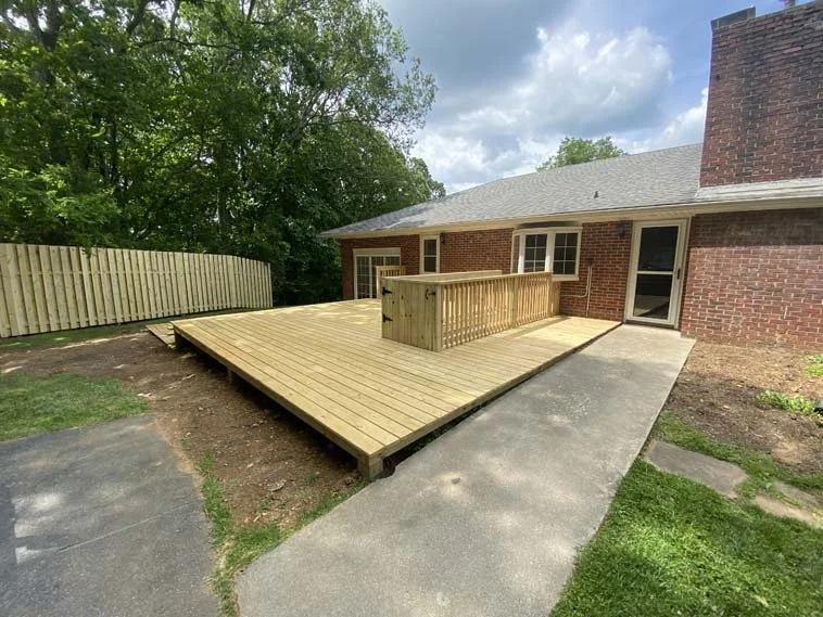 MLS 244100 • SOLD! Near downtown Boone, new open decks, privacy fence