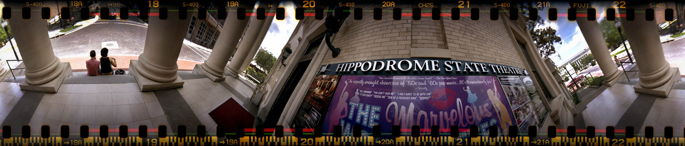 couple outside the hippodrome