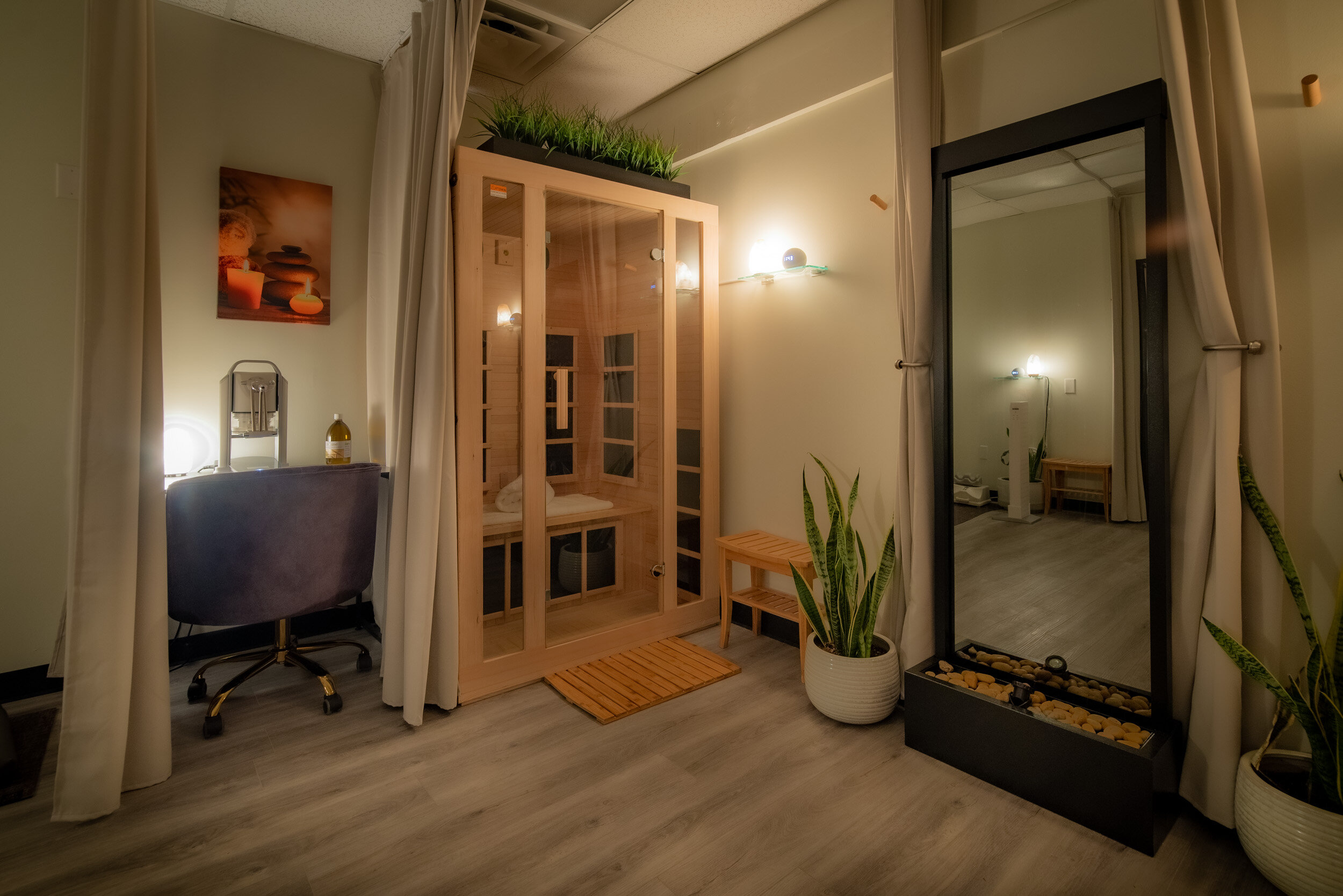 Suite offering a variety of wellness Services