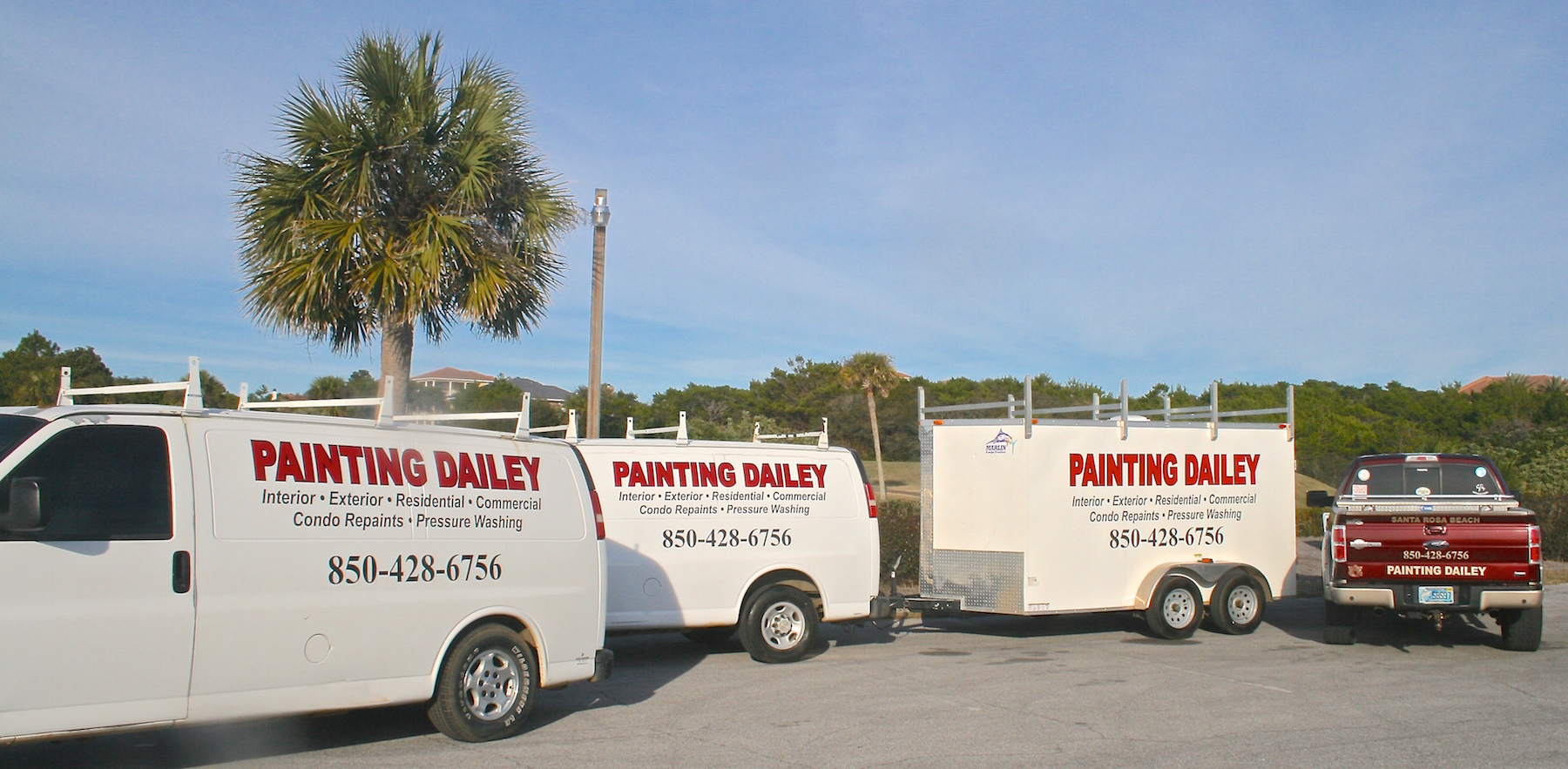 The Painting Dailey fleet! Santa Rosa Beach, Florida